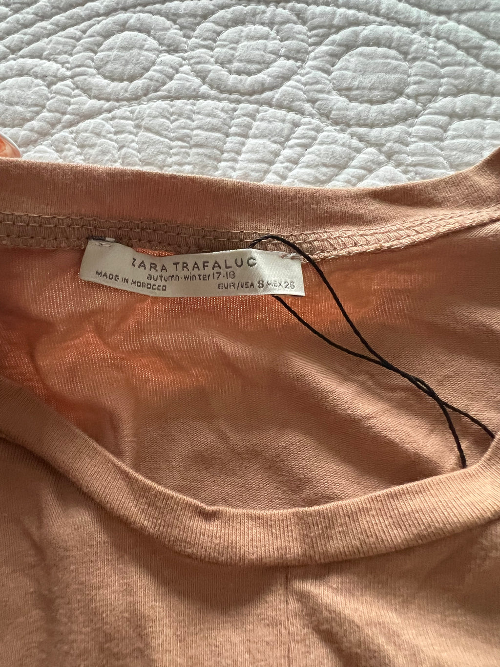 Long sleeve nude top