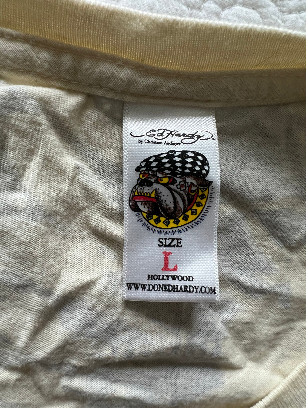 Ed Hardy long sleeve graphic top