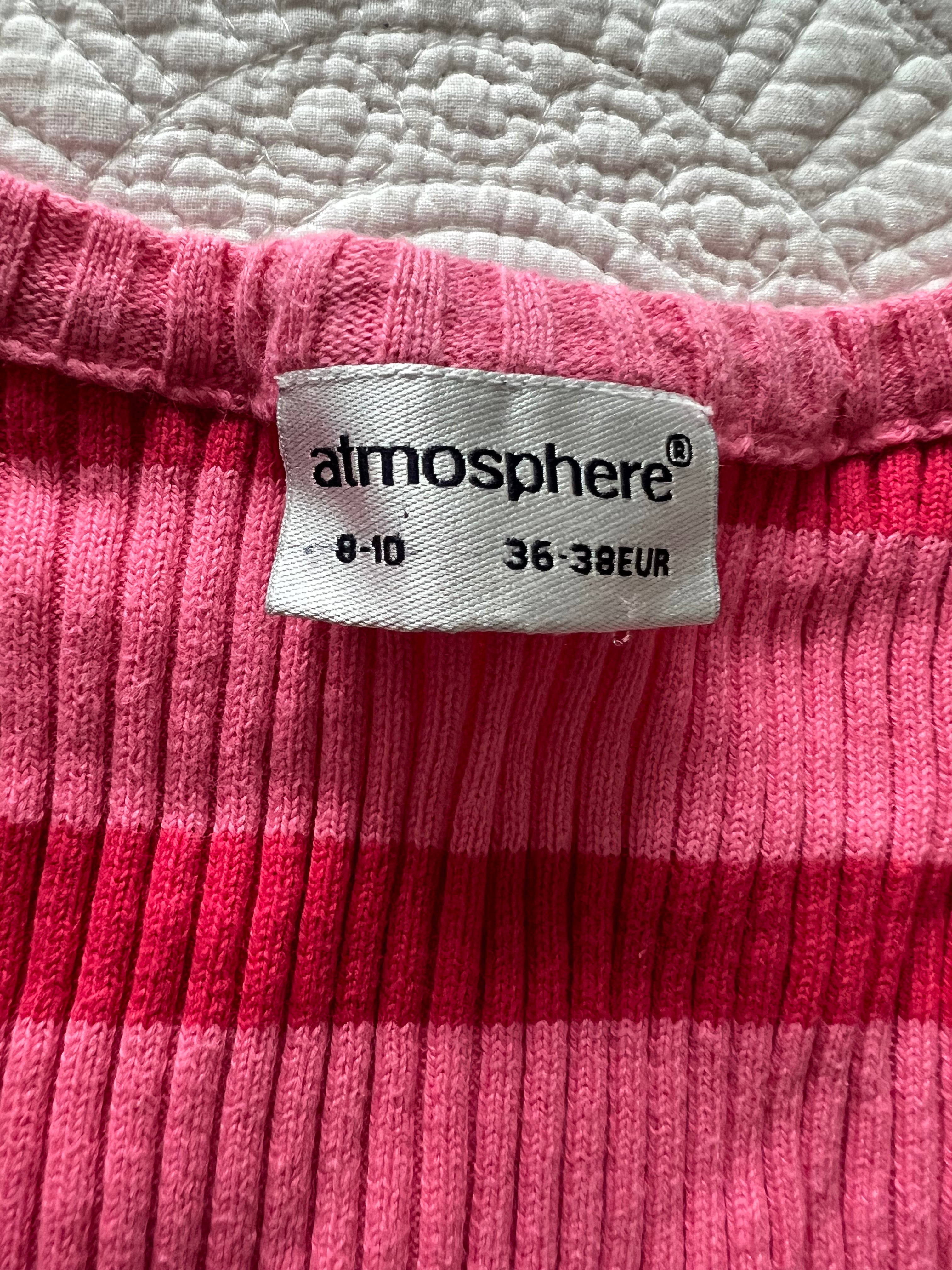 Stripy pink jumper