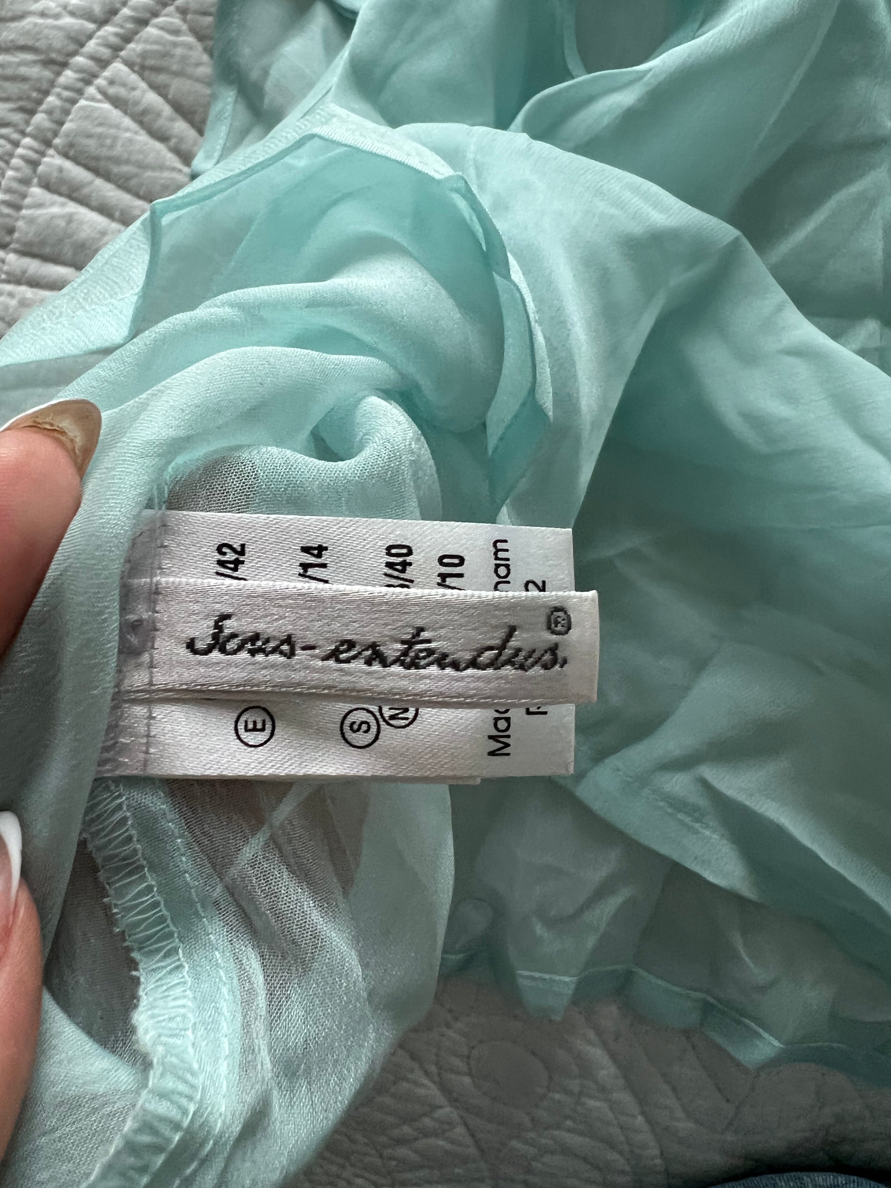 Light blue strappy top