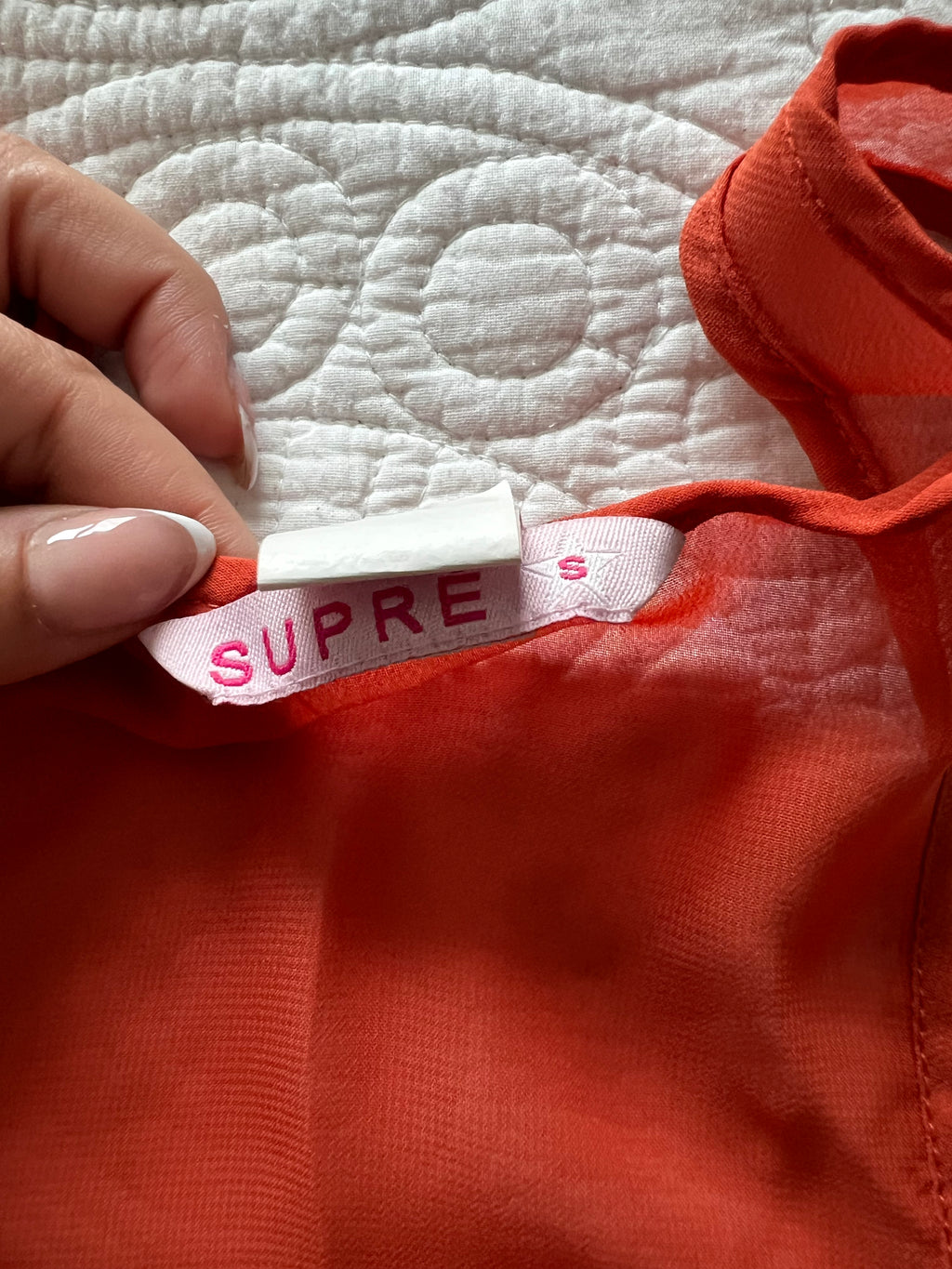 Supre orange vest