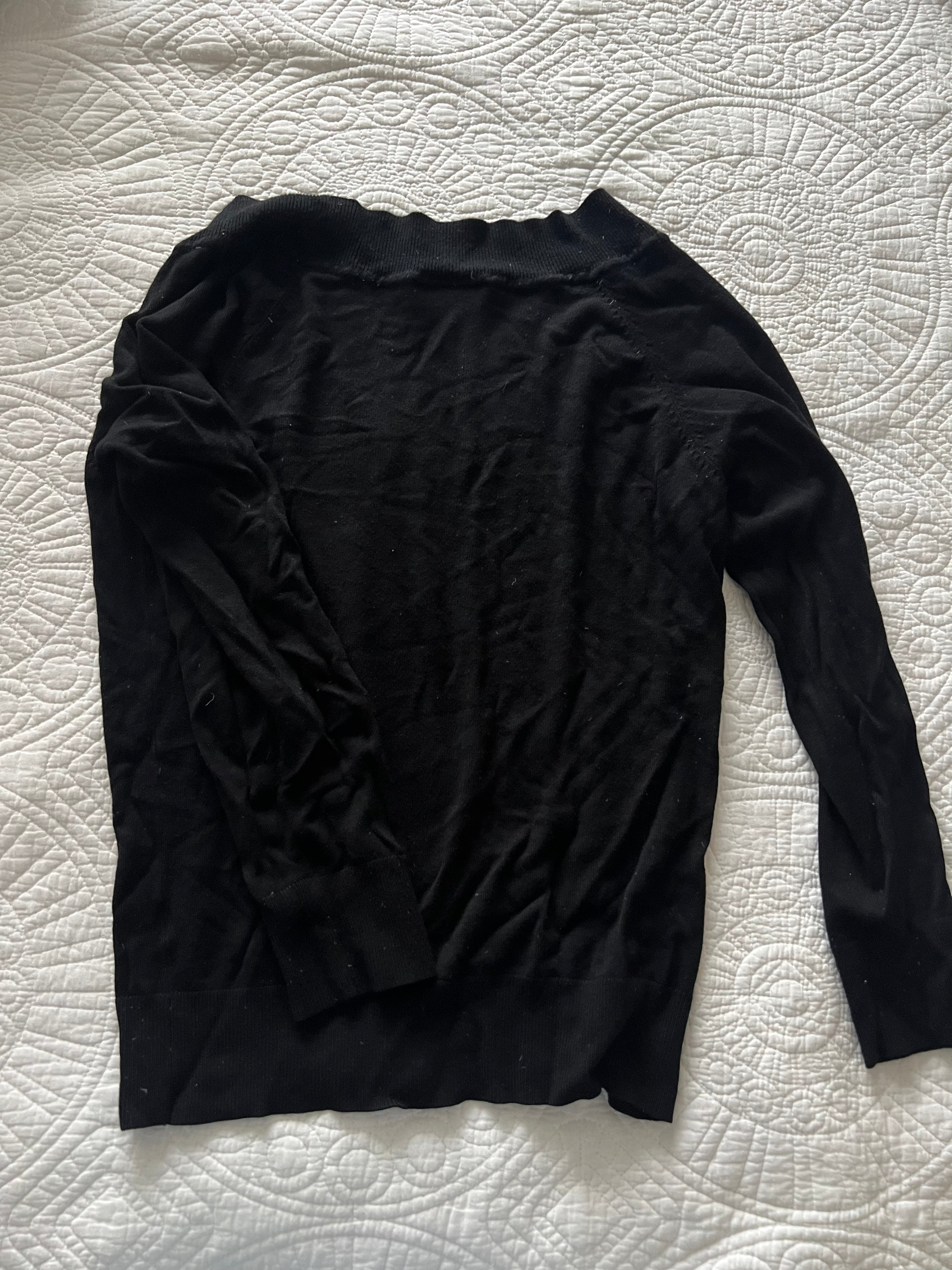 Long sleeve v neck jumper