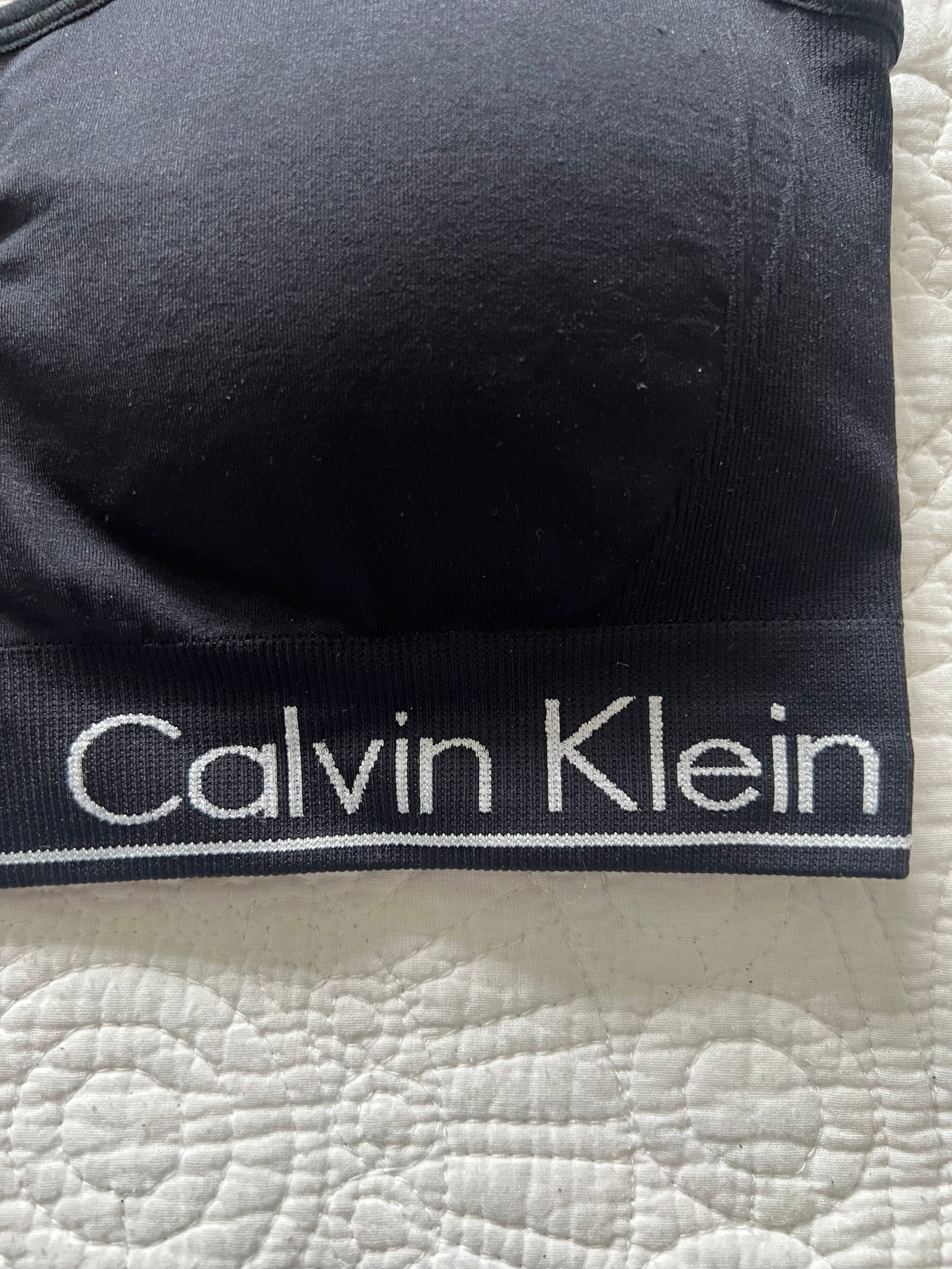 Black Calvin Klein sports bra
