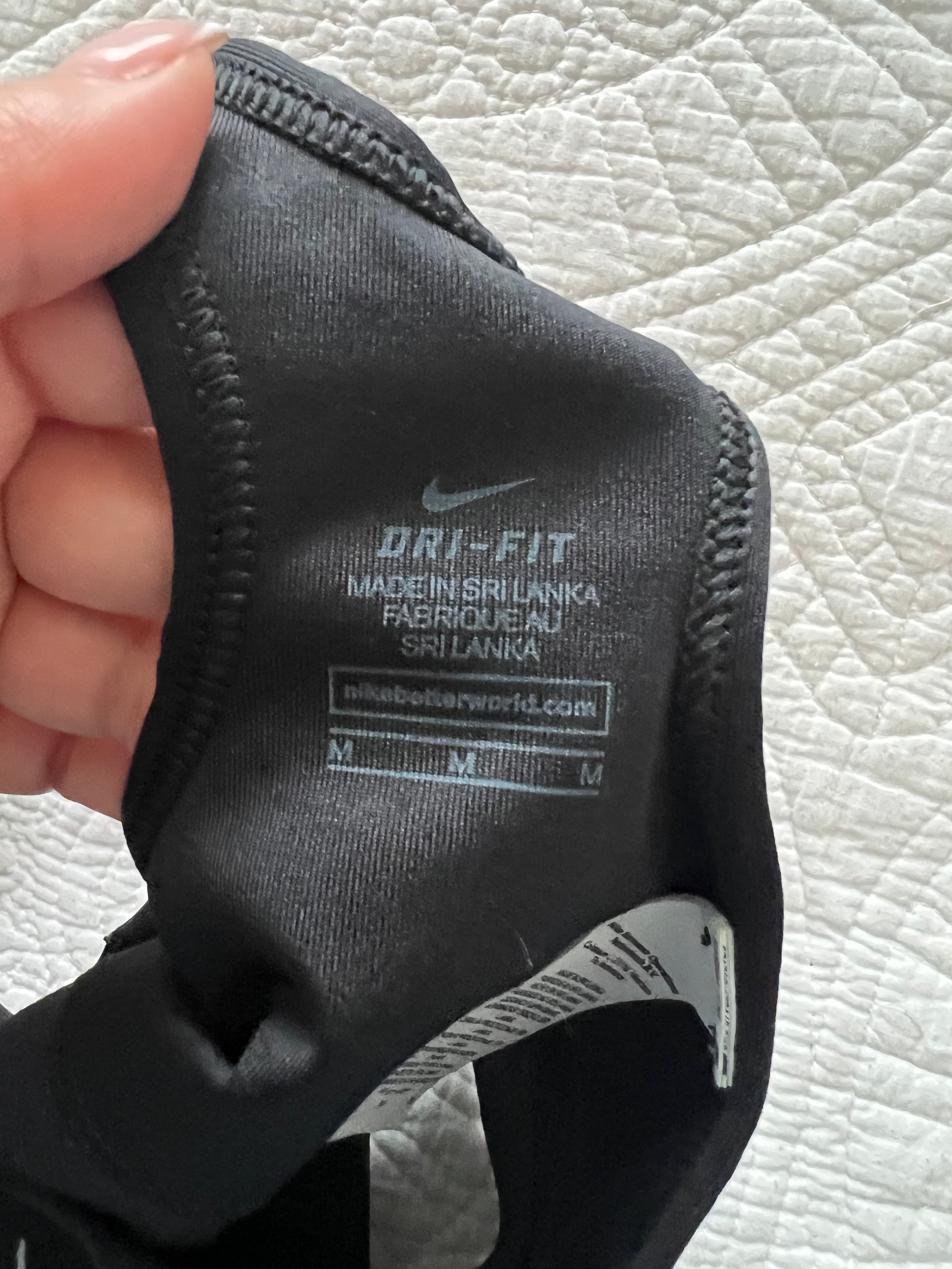 Black Nike sports bra