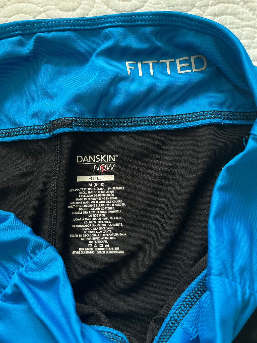 Black Danskin capri leggings