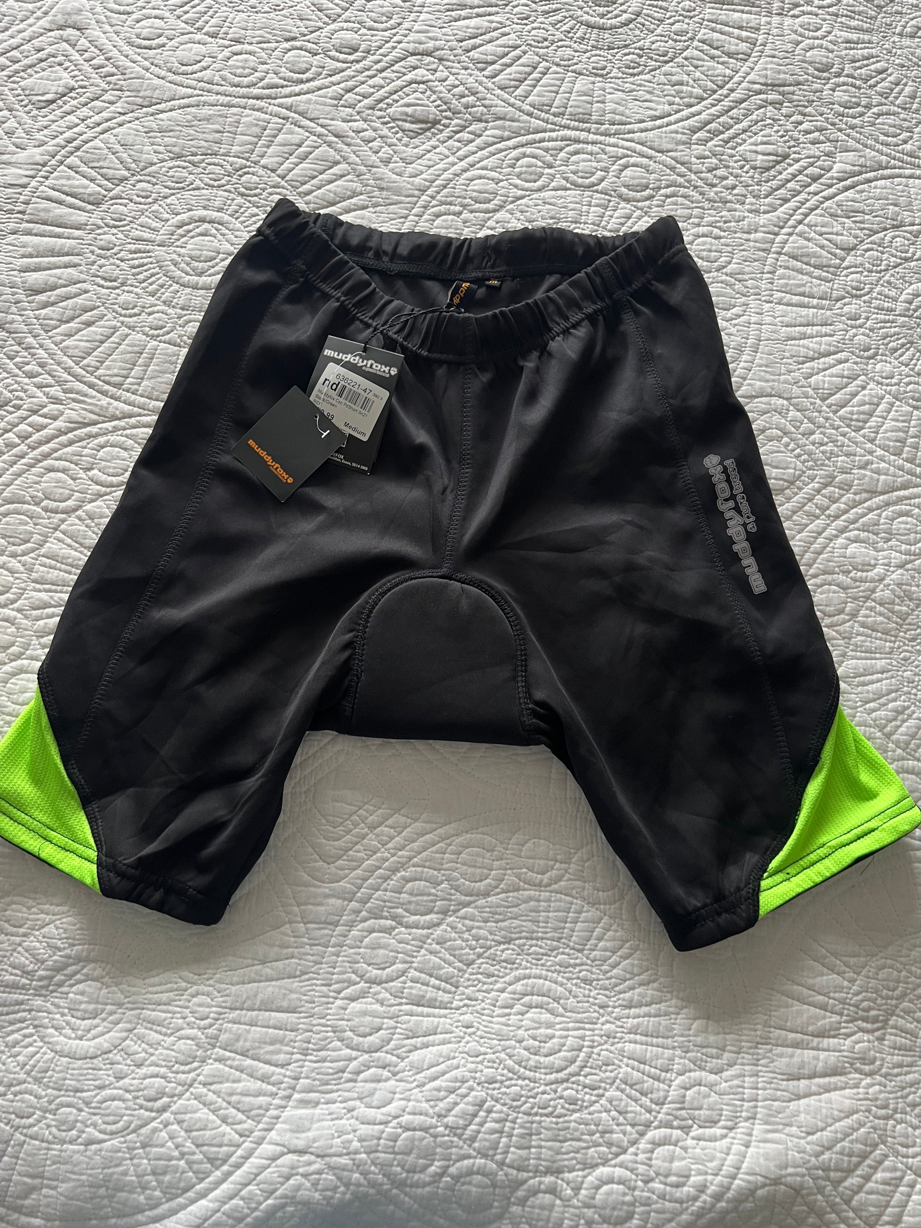Black Muddy Fox bicycle shorts