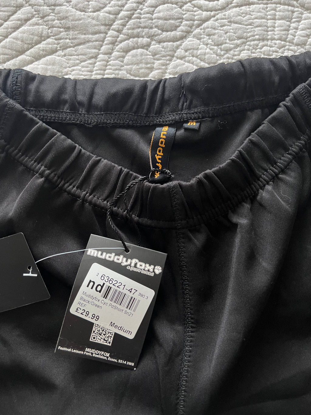 Black Muddy Fox bicycle shorts