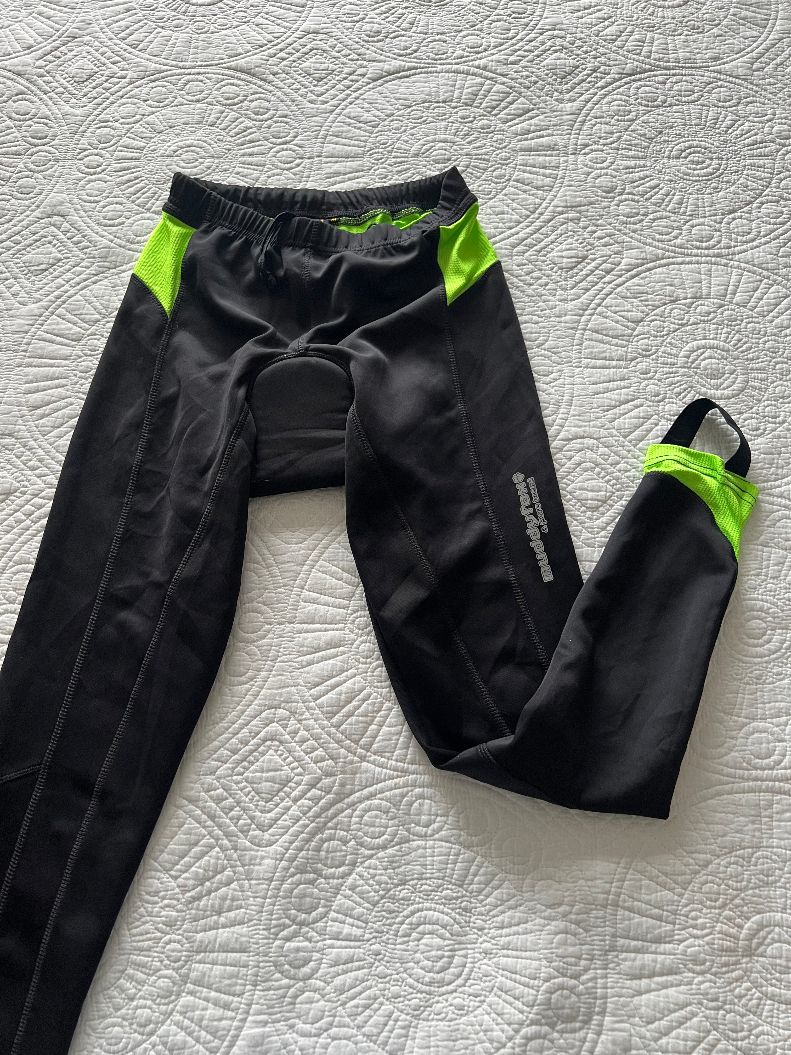 Black Muddy Fox bicycle leggings