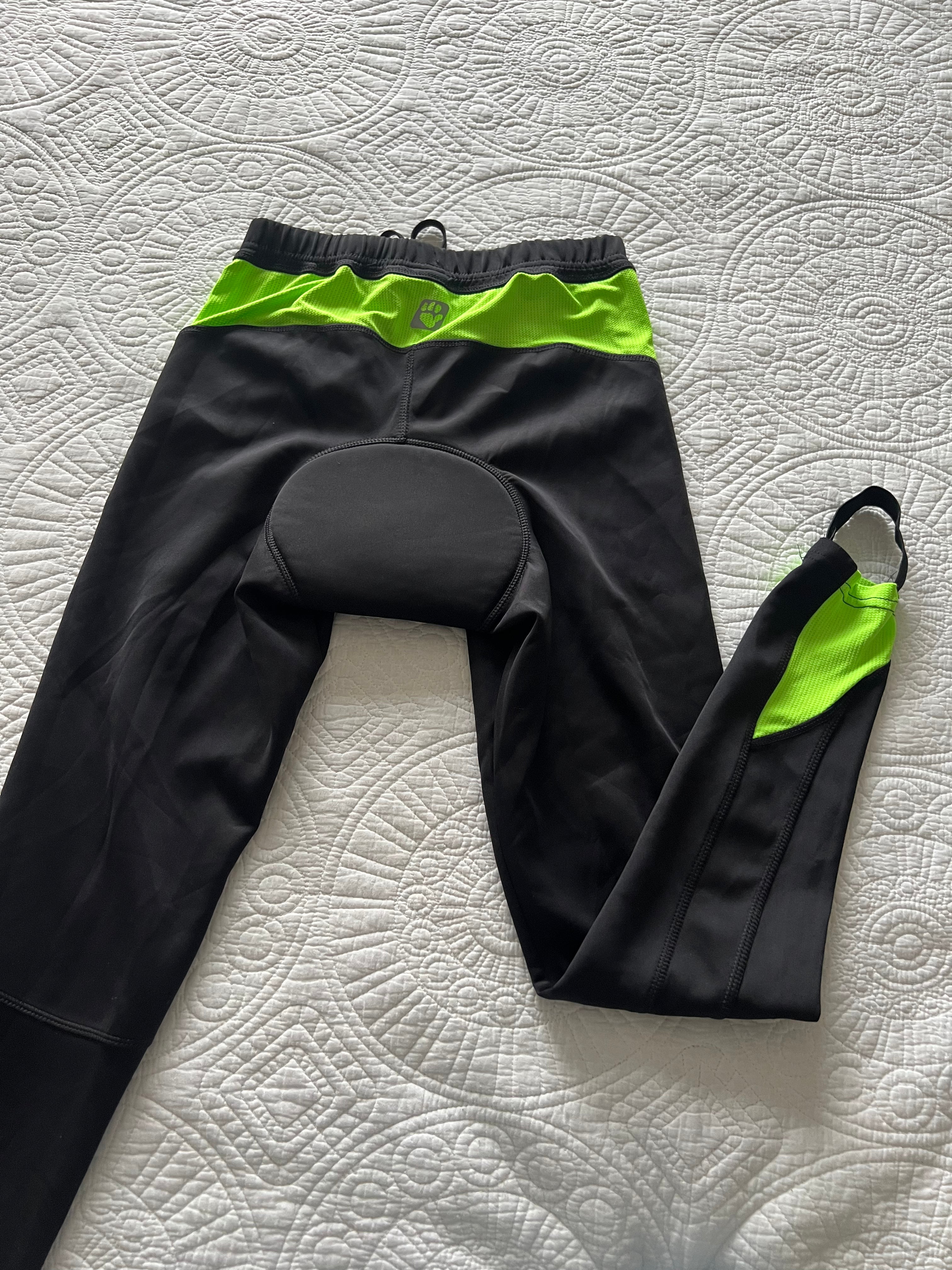 Black Muddy Fox bicycle leggings