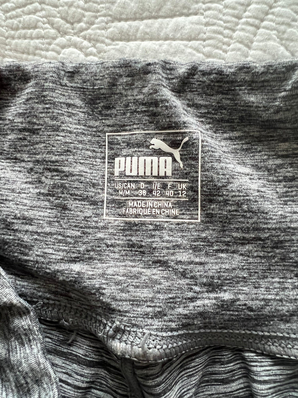 Grey Puma leggings