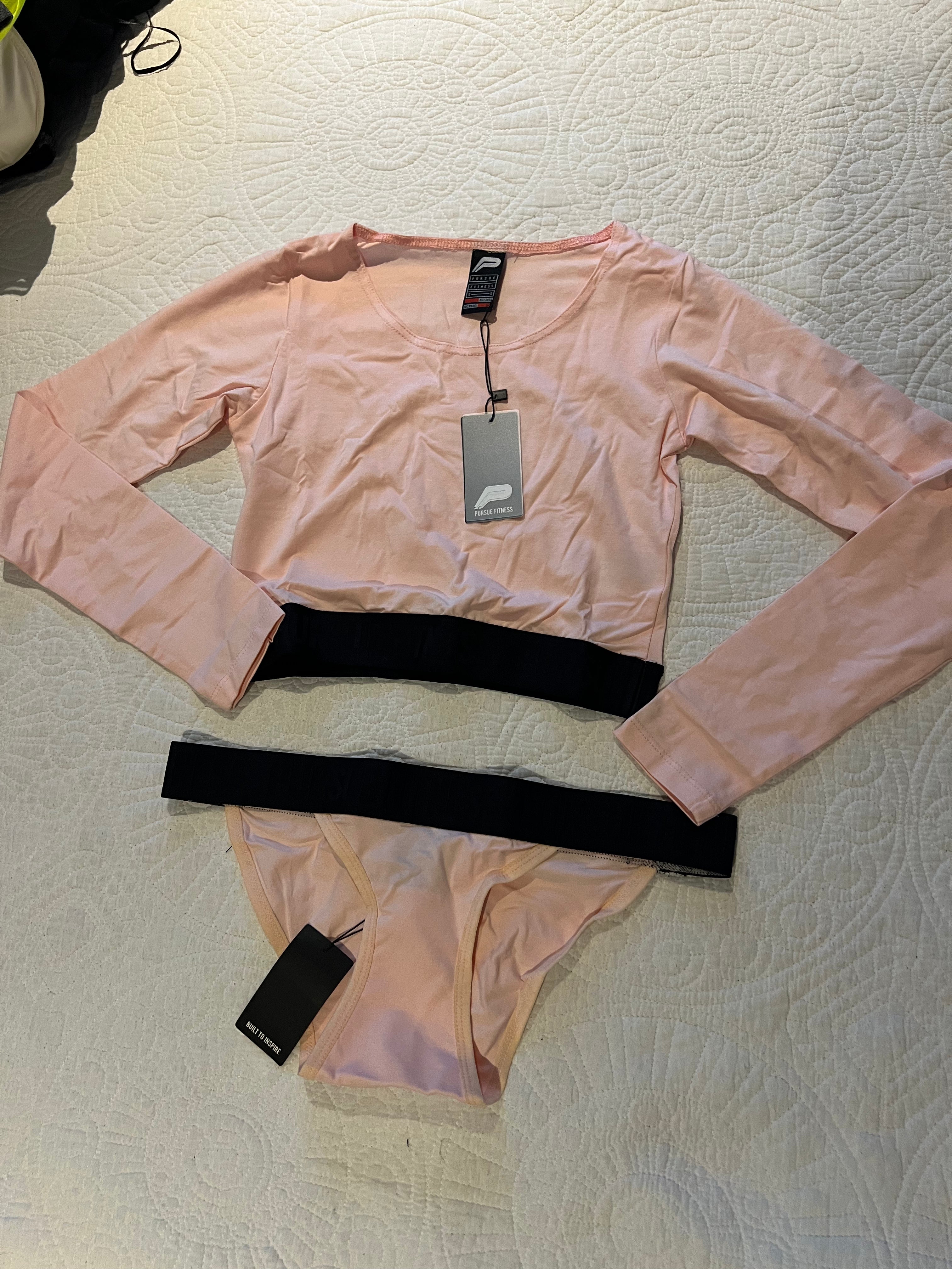 Pink fitness set