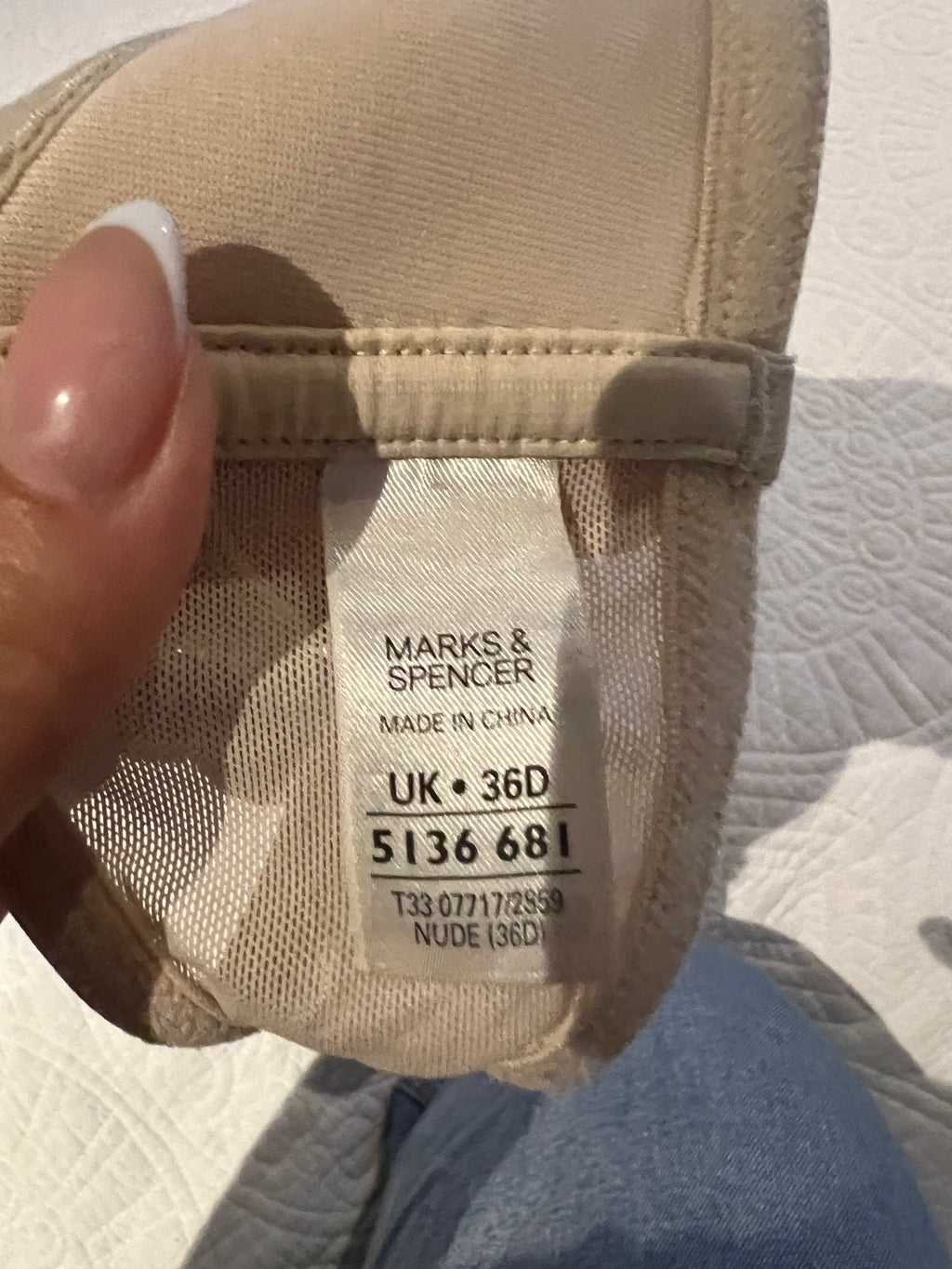 Nude Marks & Spencer Bra