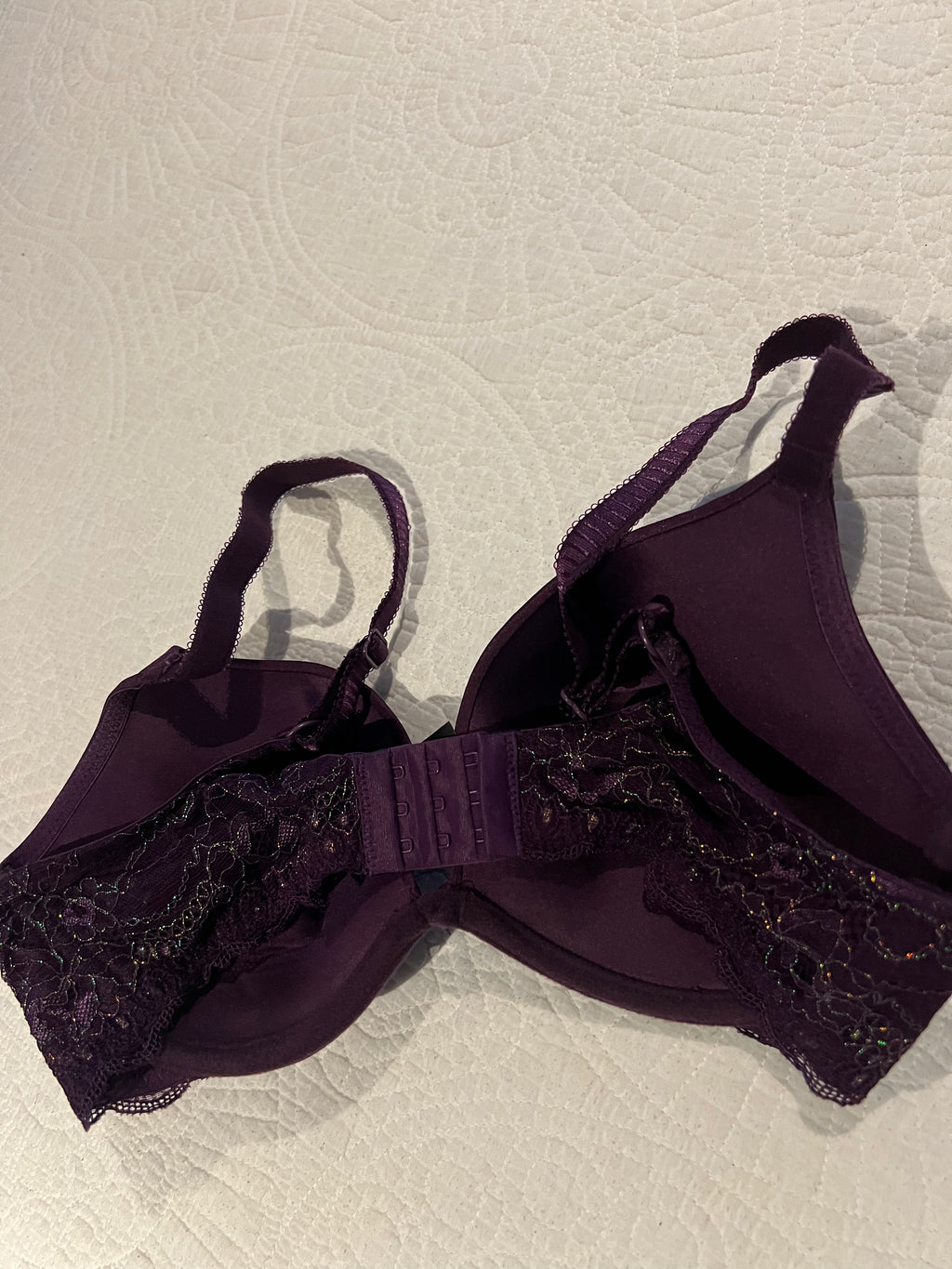 Purple bra