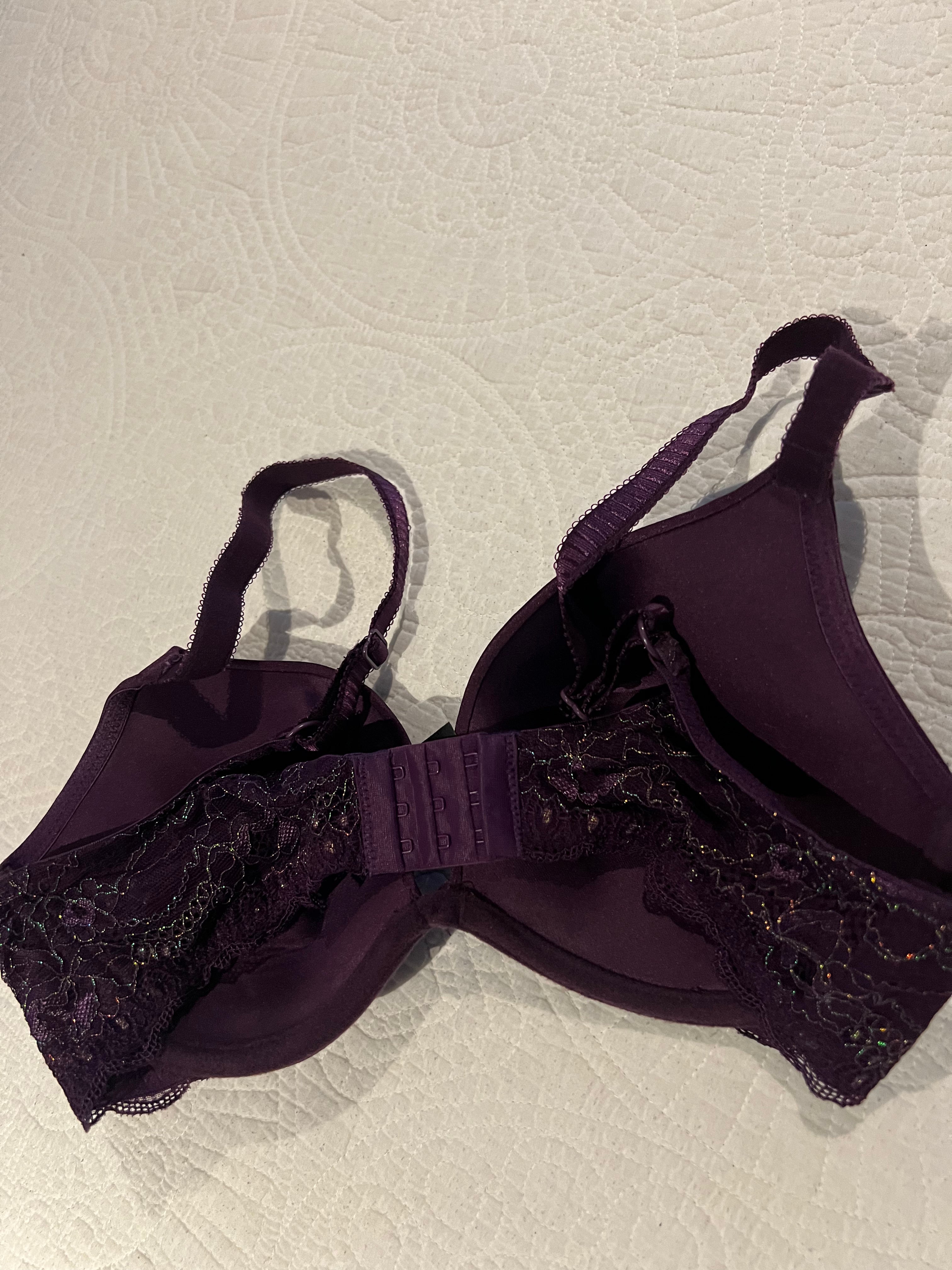 Purple bra