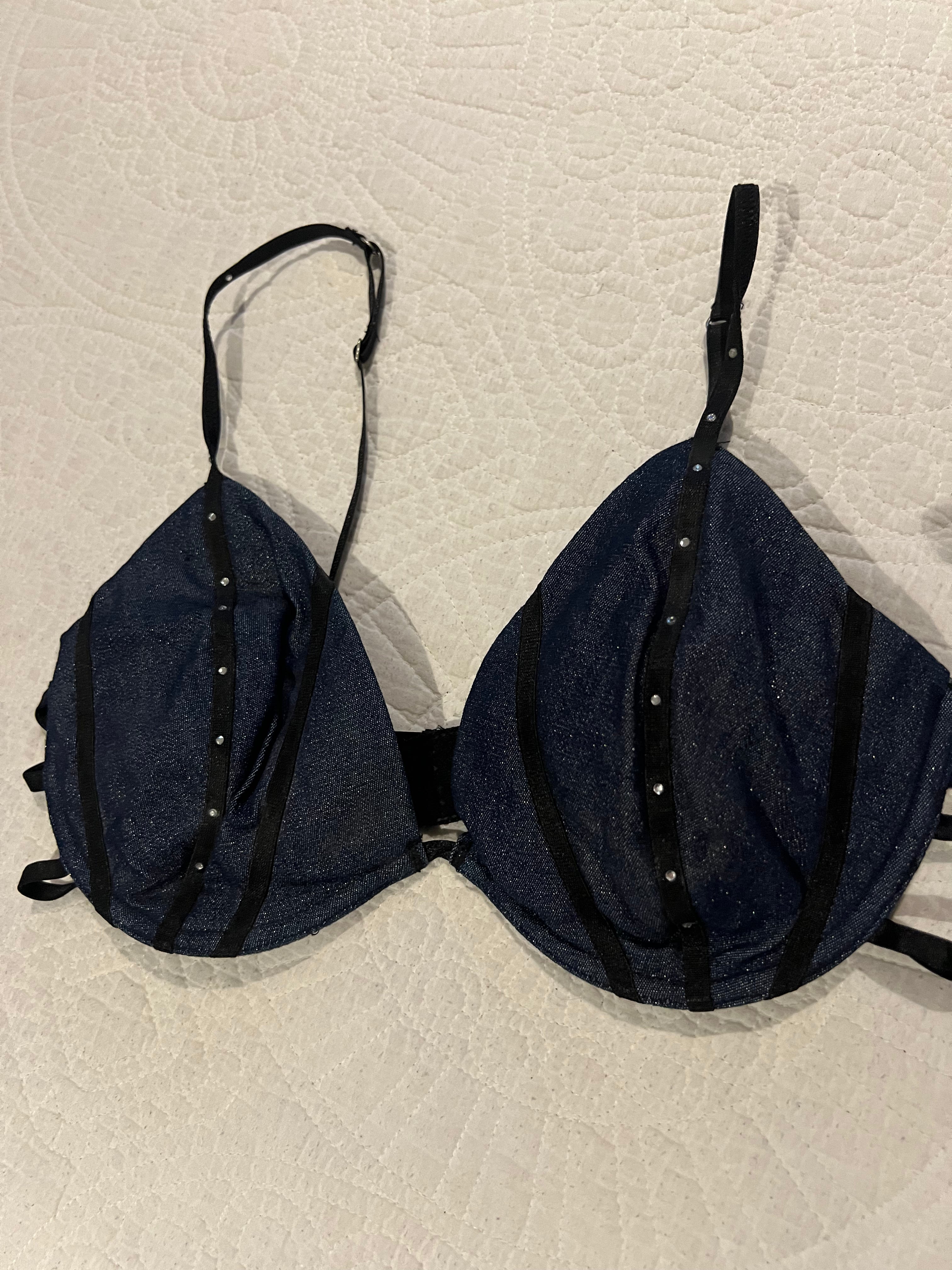 Navy Bra