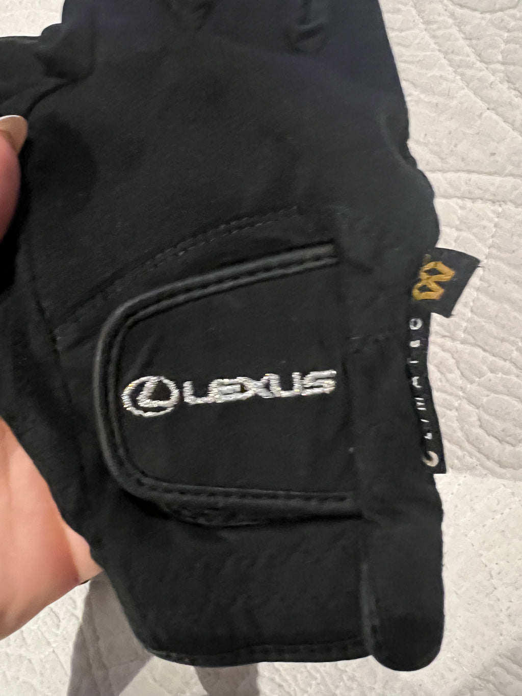 Black Lexus gloves