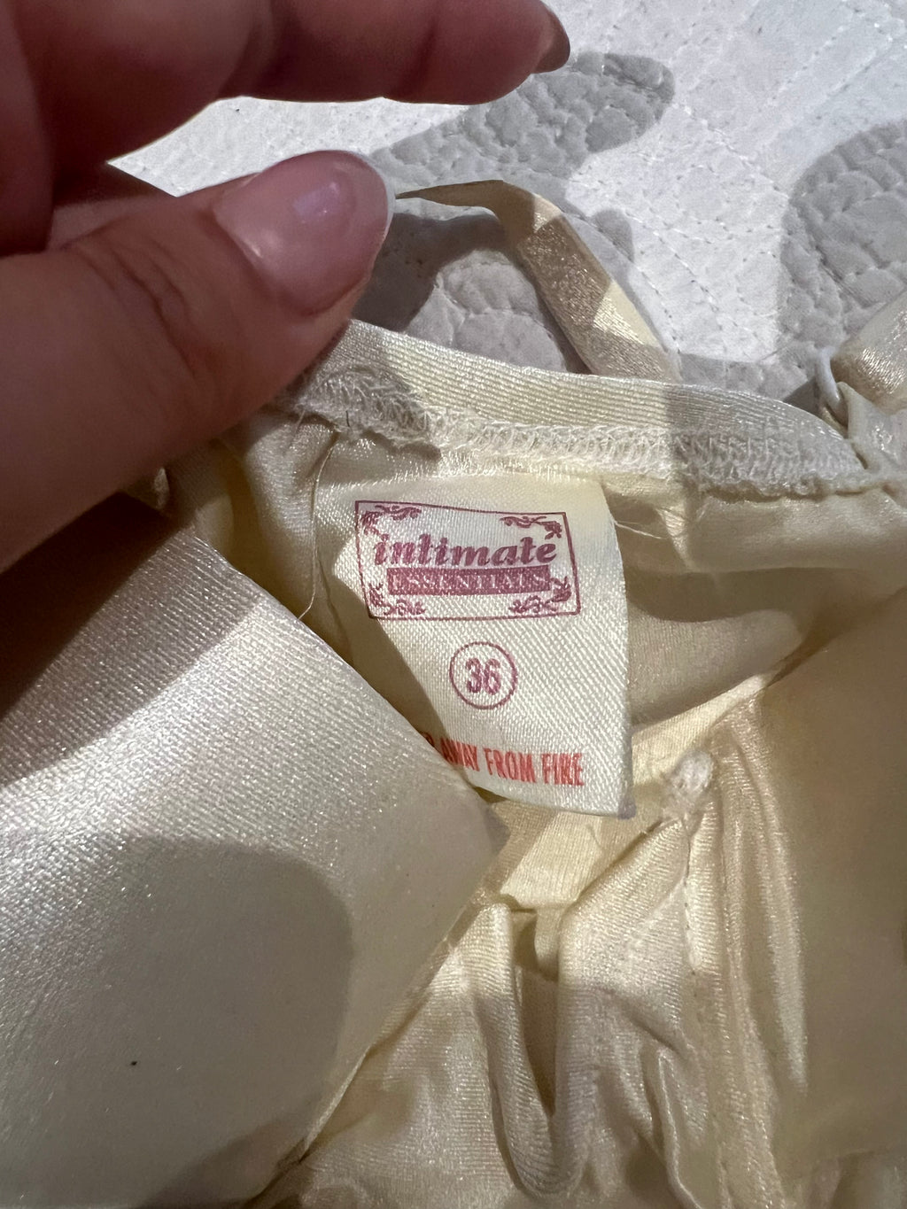 Intimate Essentials yellow bra
