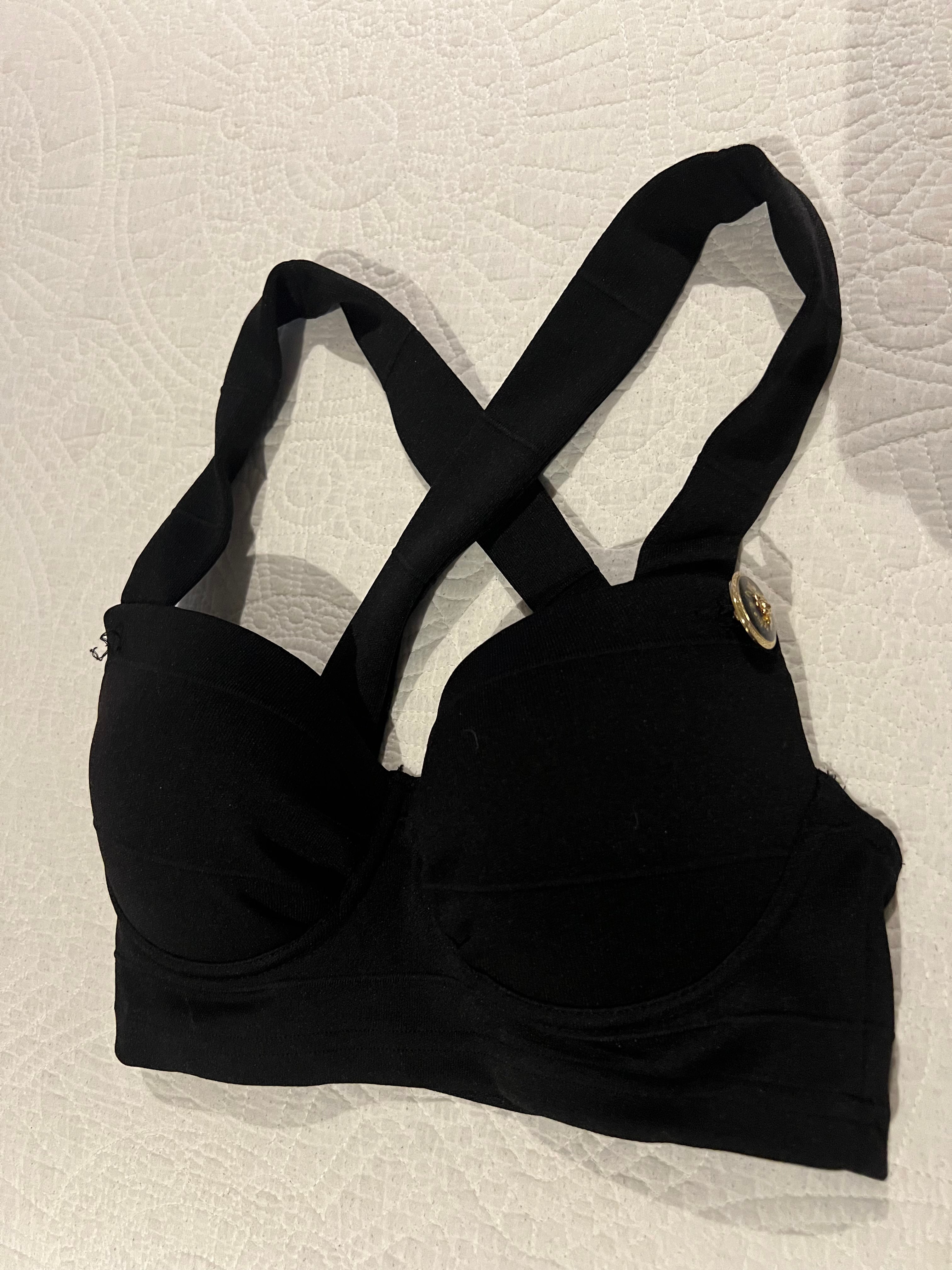Black crop top