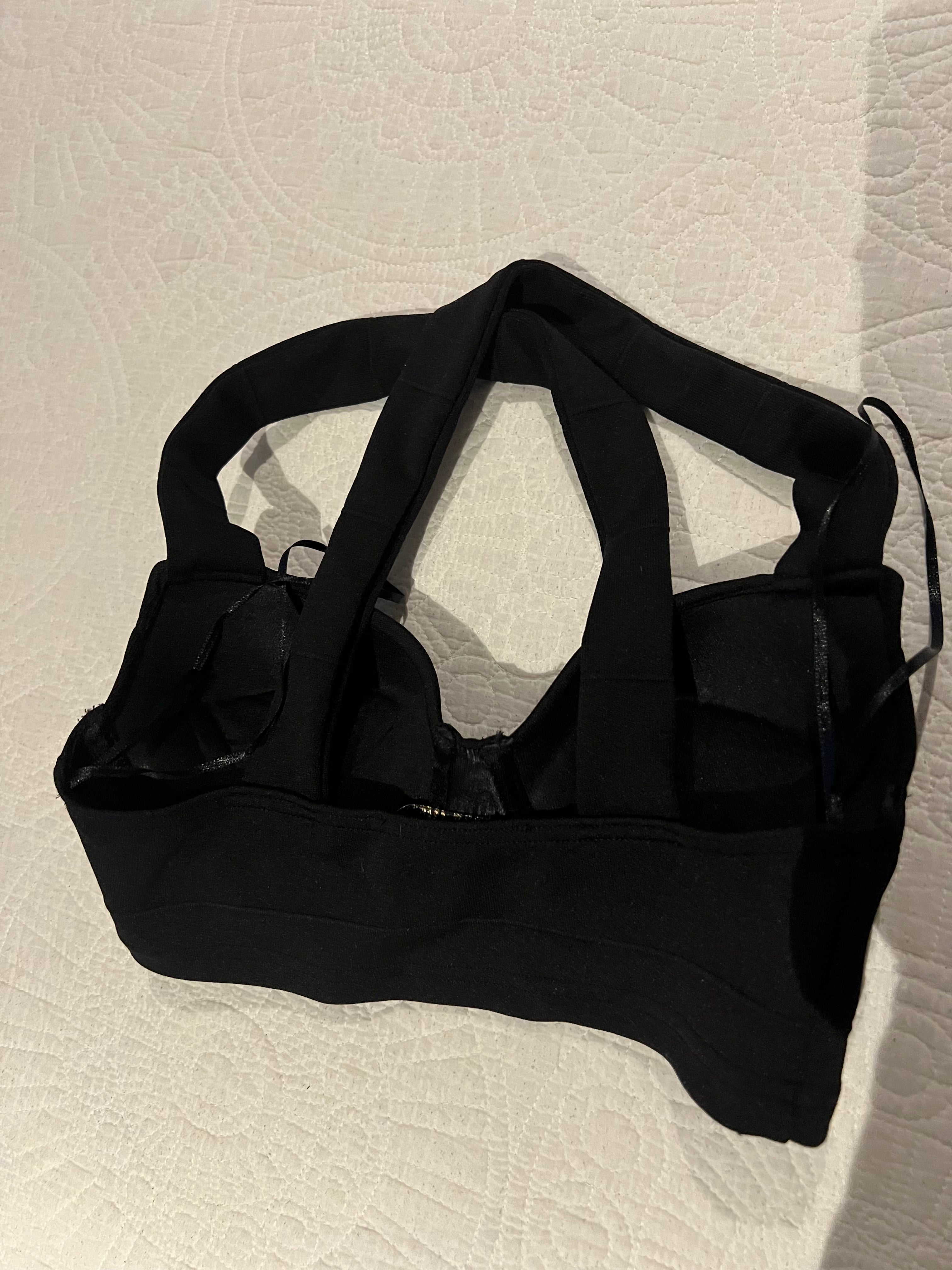 Black crop top