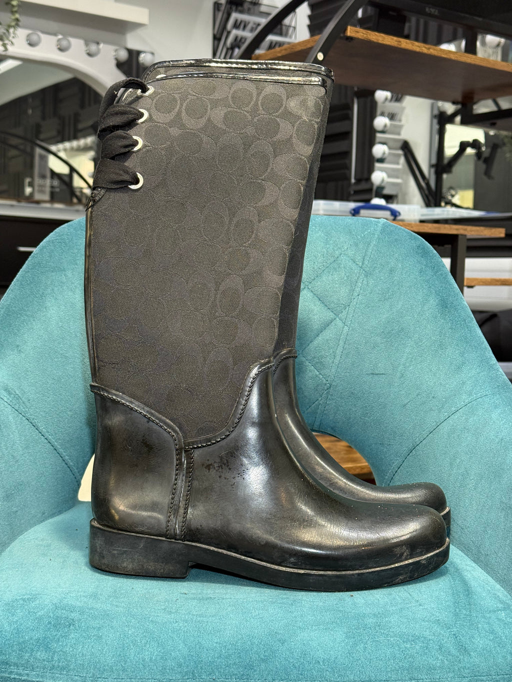 COACH High Knee boots
