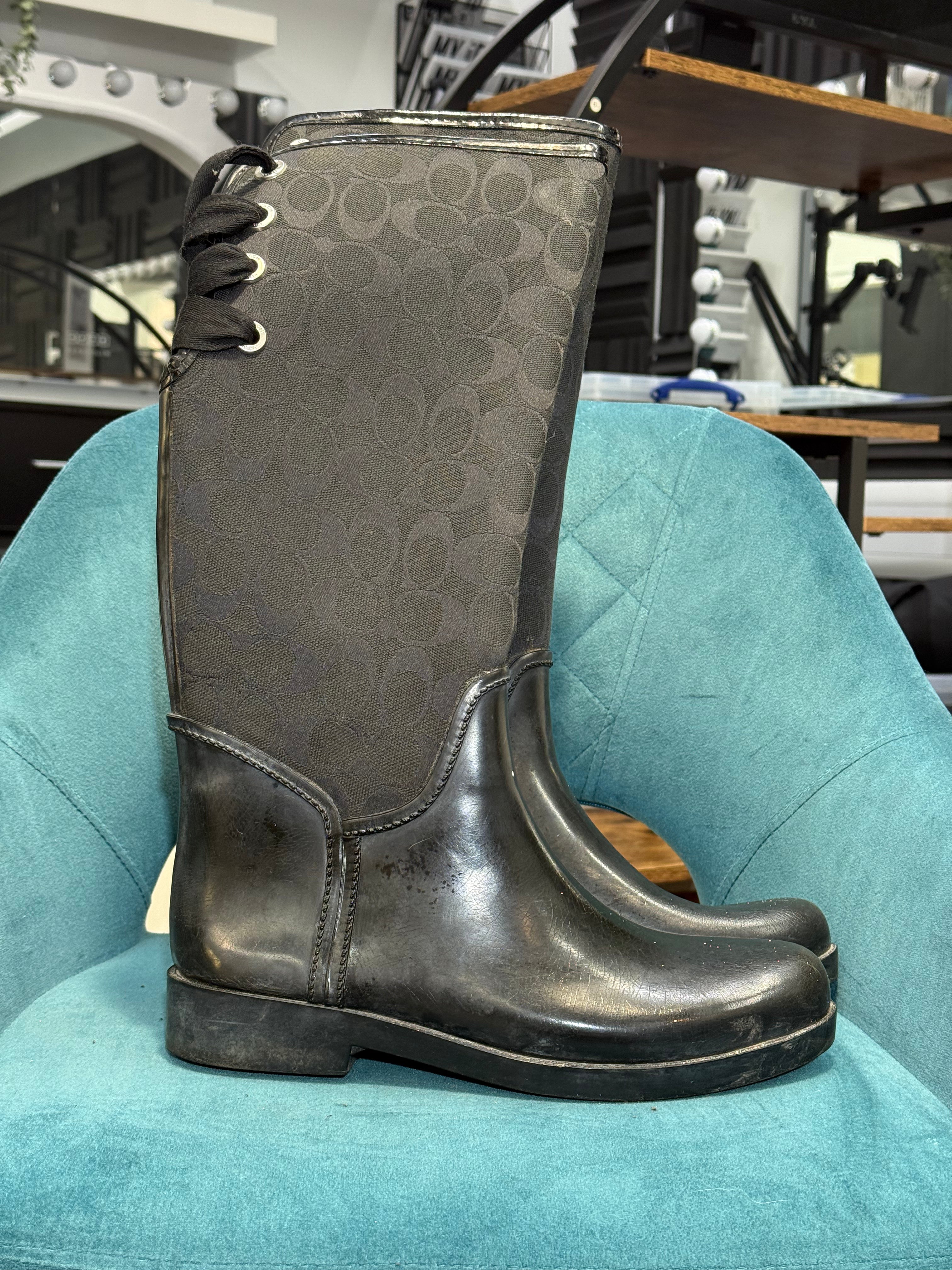 COACH High Knee boots