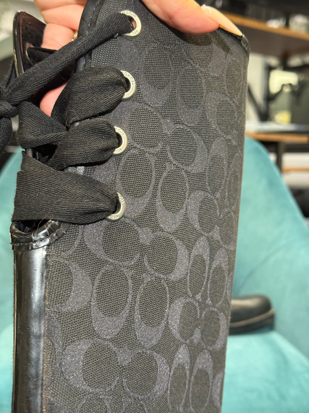COACH High Knee boots