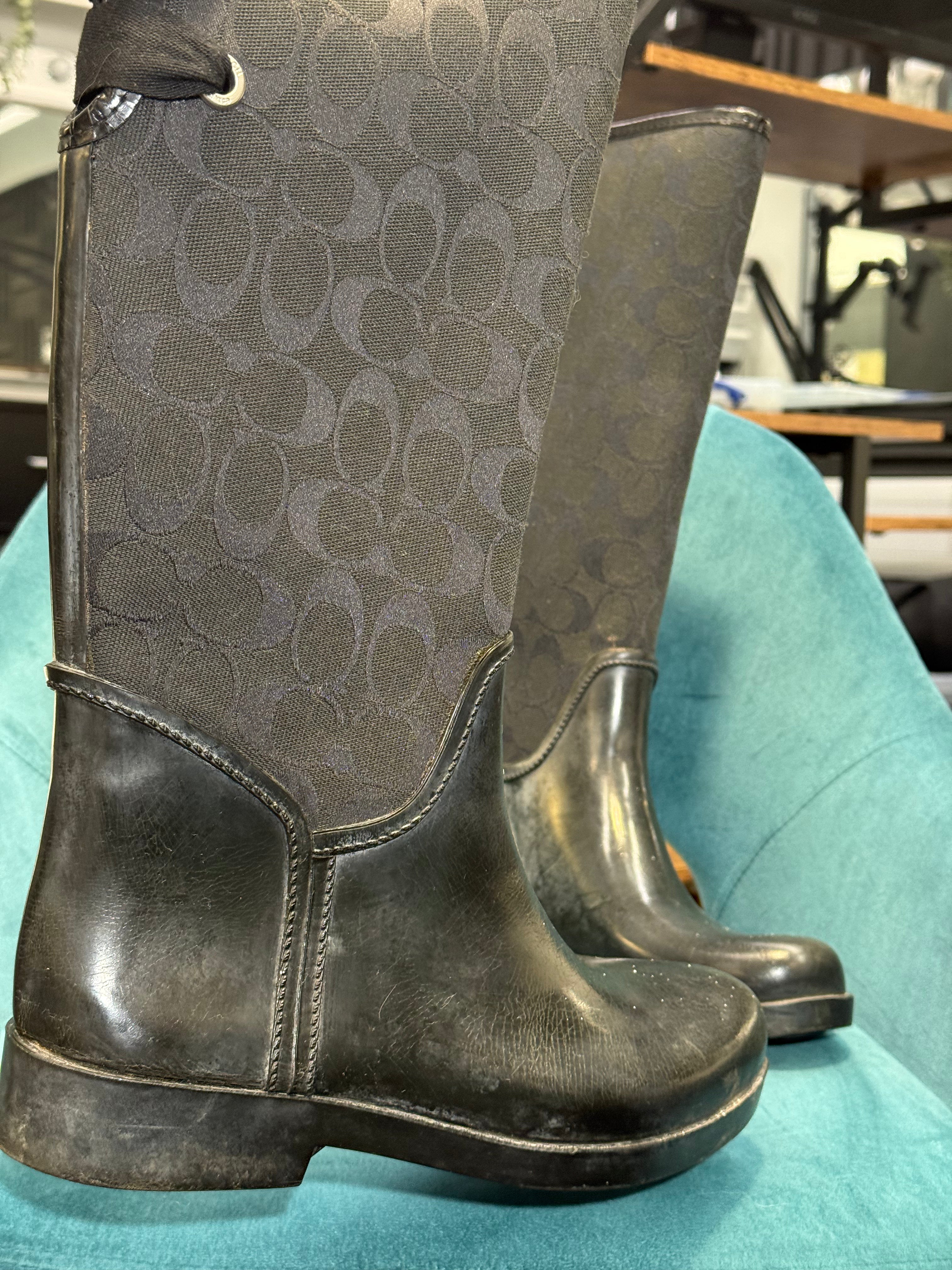 COACH High Knee boots