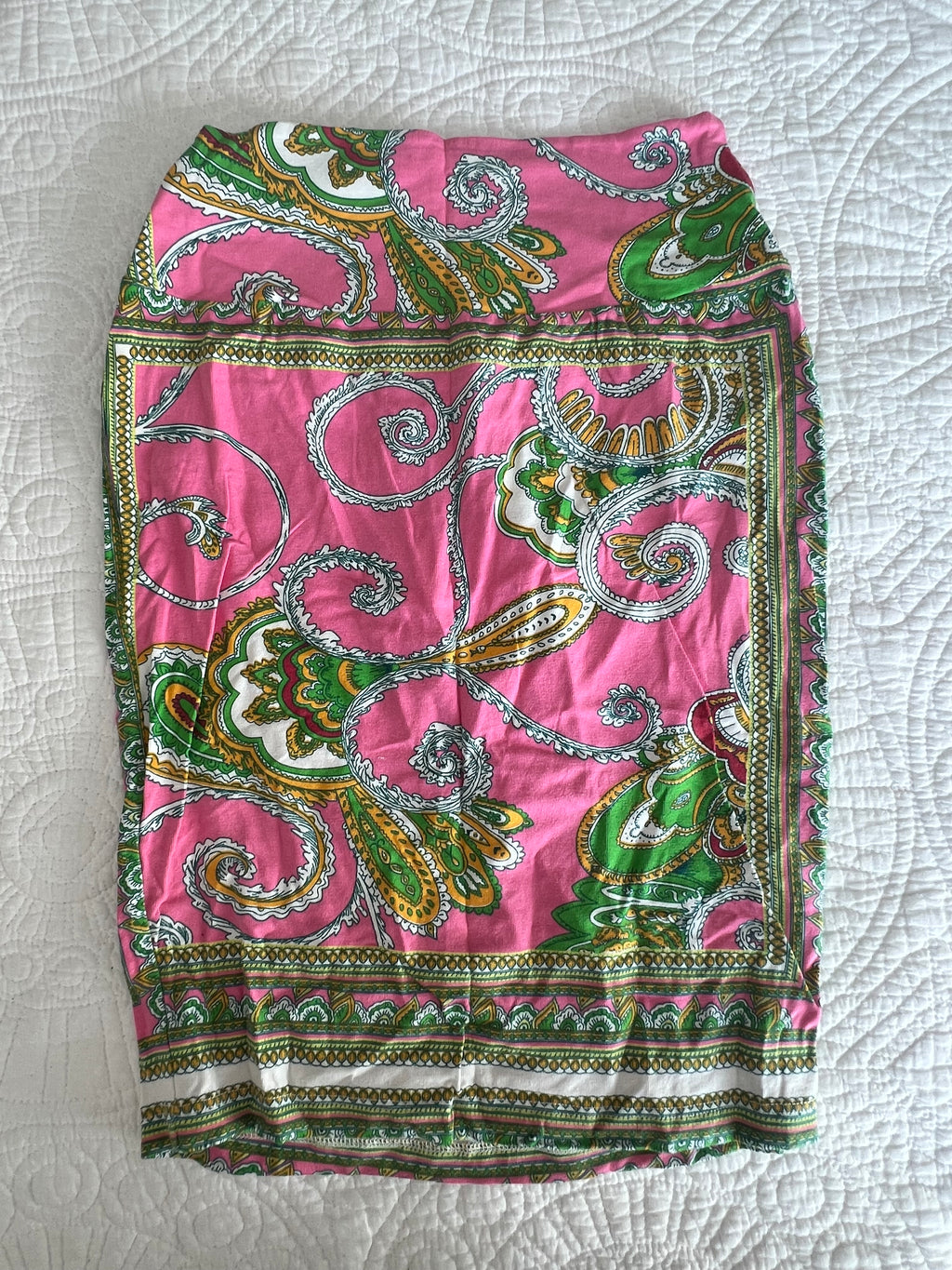 Midi graphic skirt