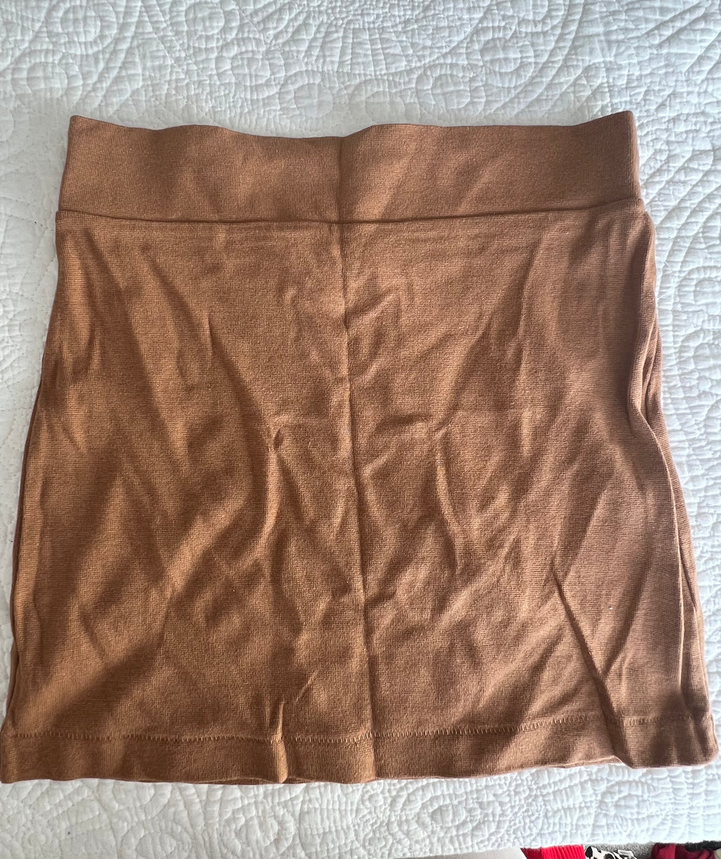 Brown mini skirt