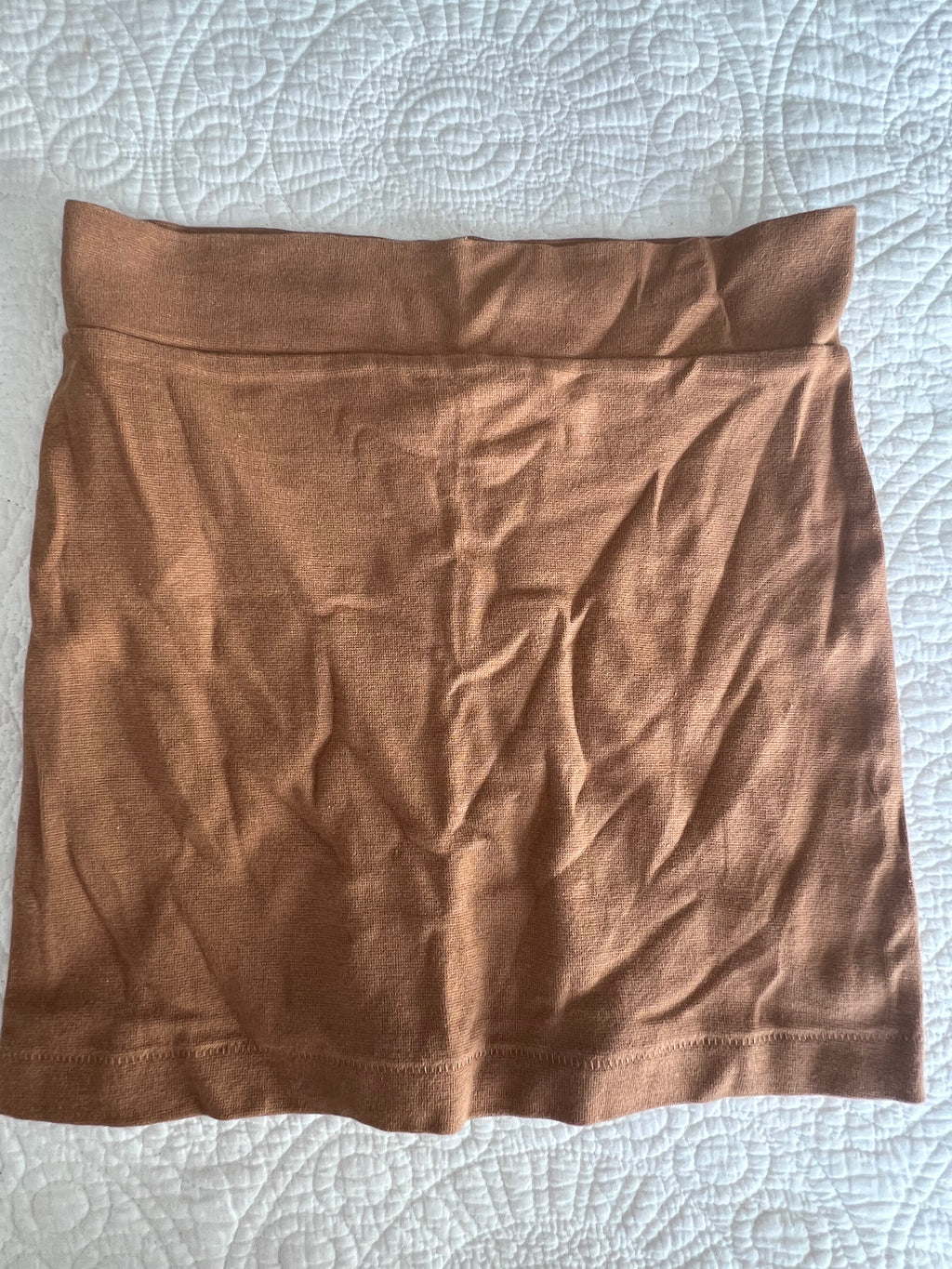 Brown mini skirt