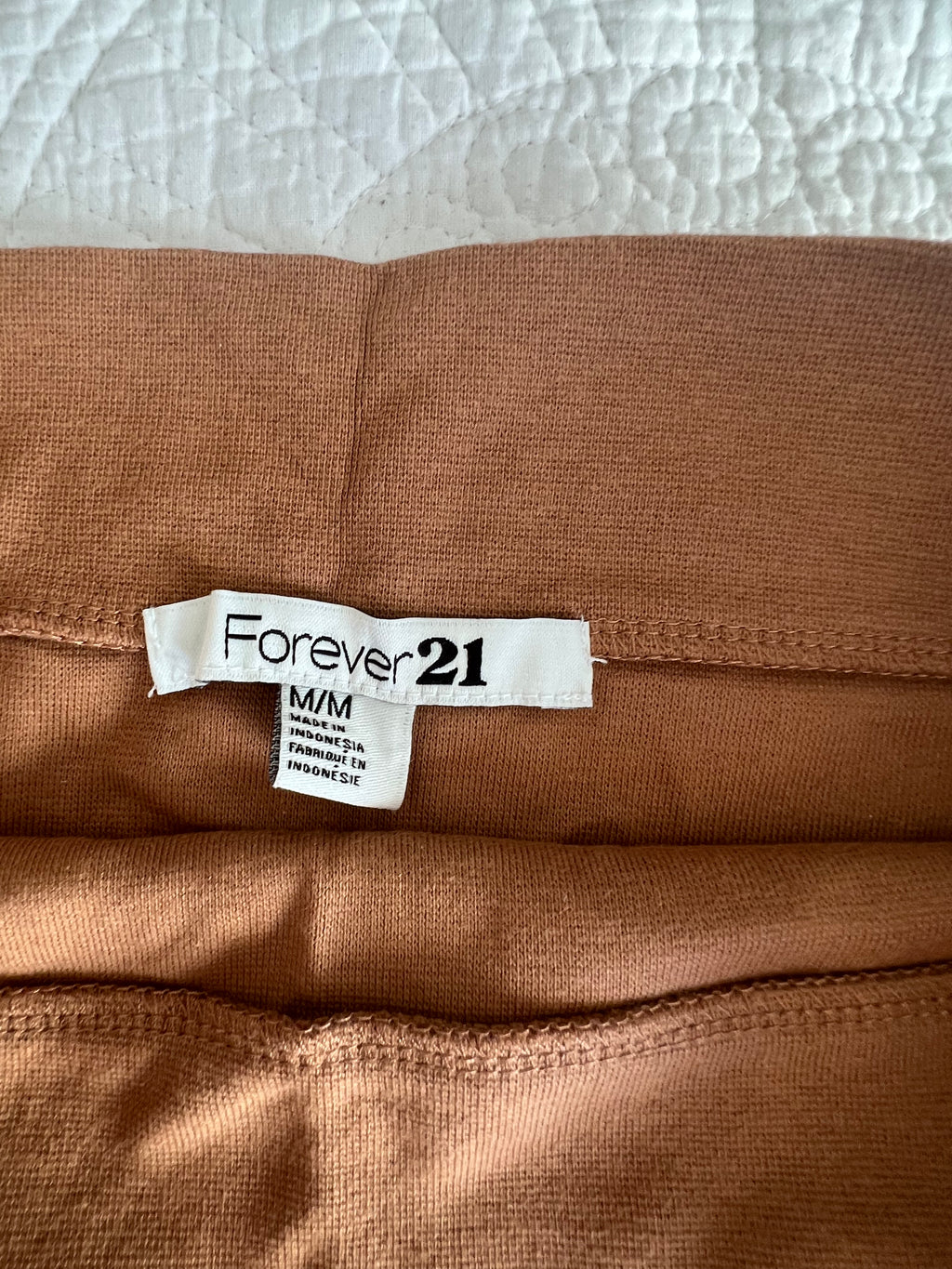 Brown mini skirt