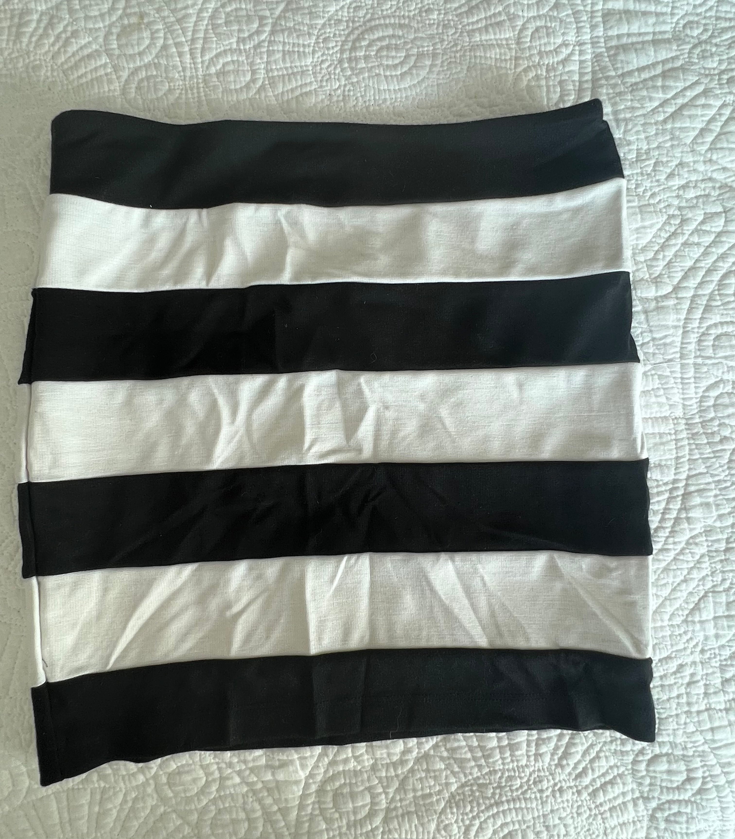 Mini stripy skirt