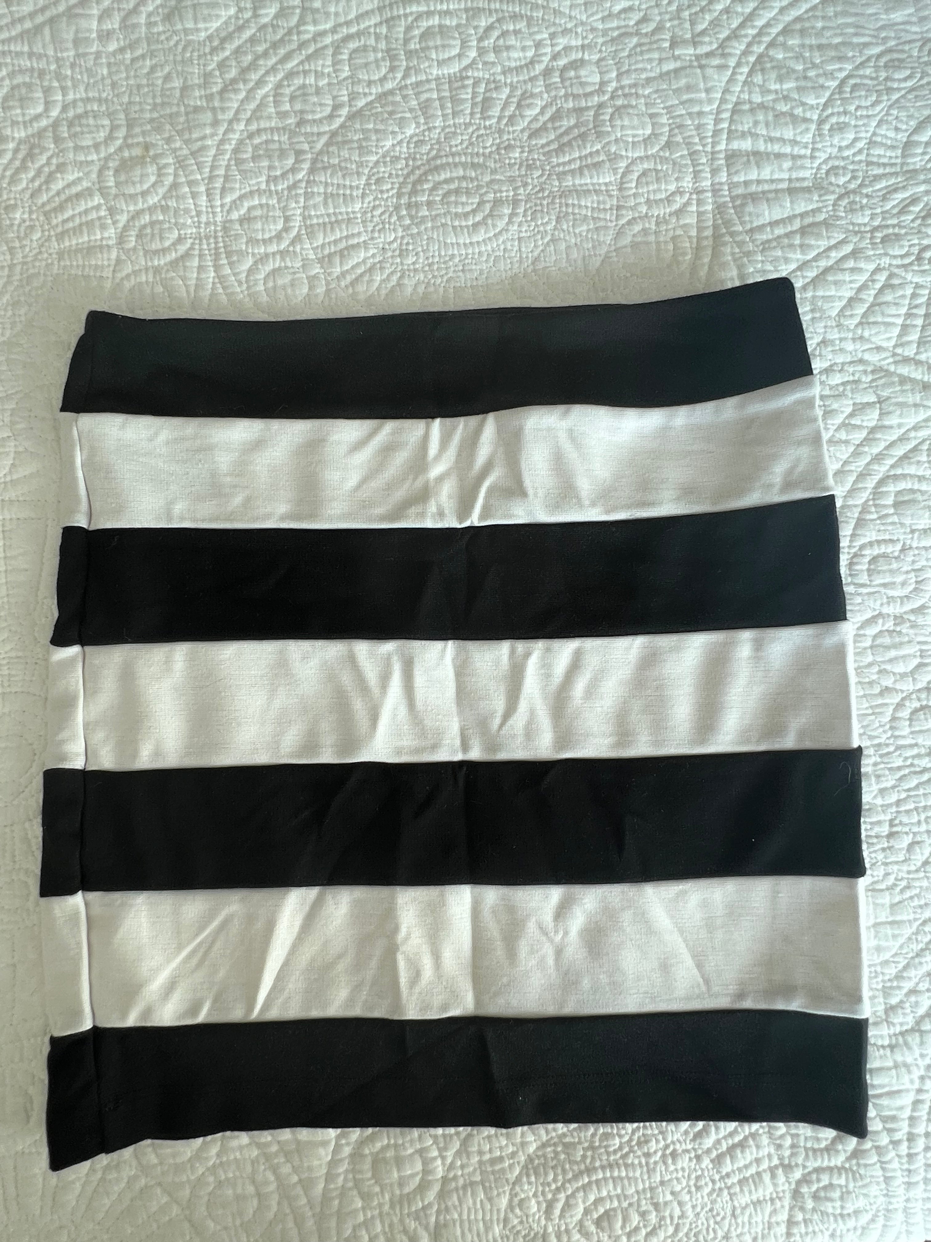 Mini stripy skirt