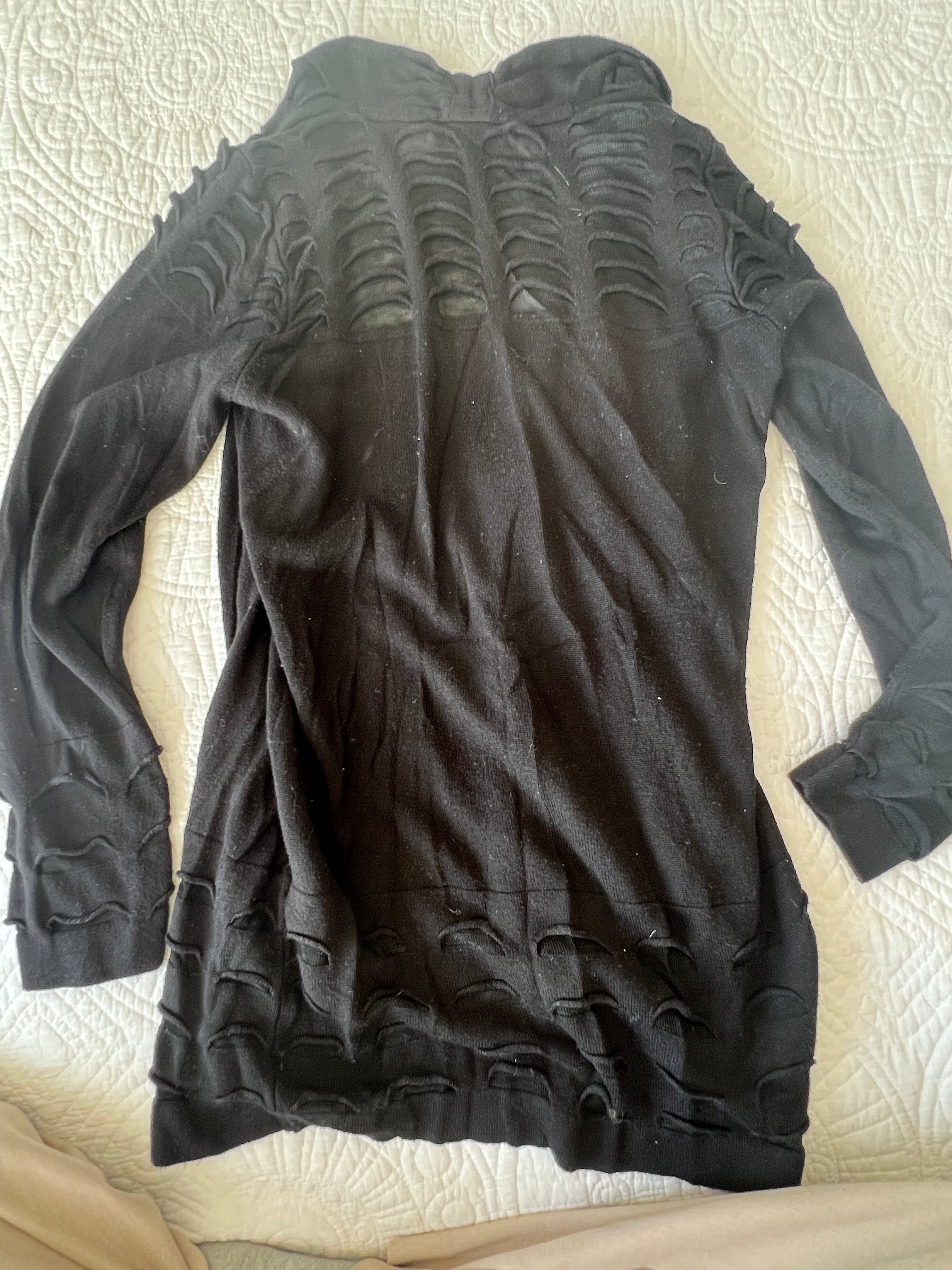 Black cardigan