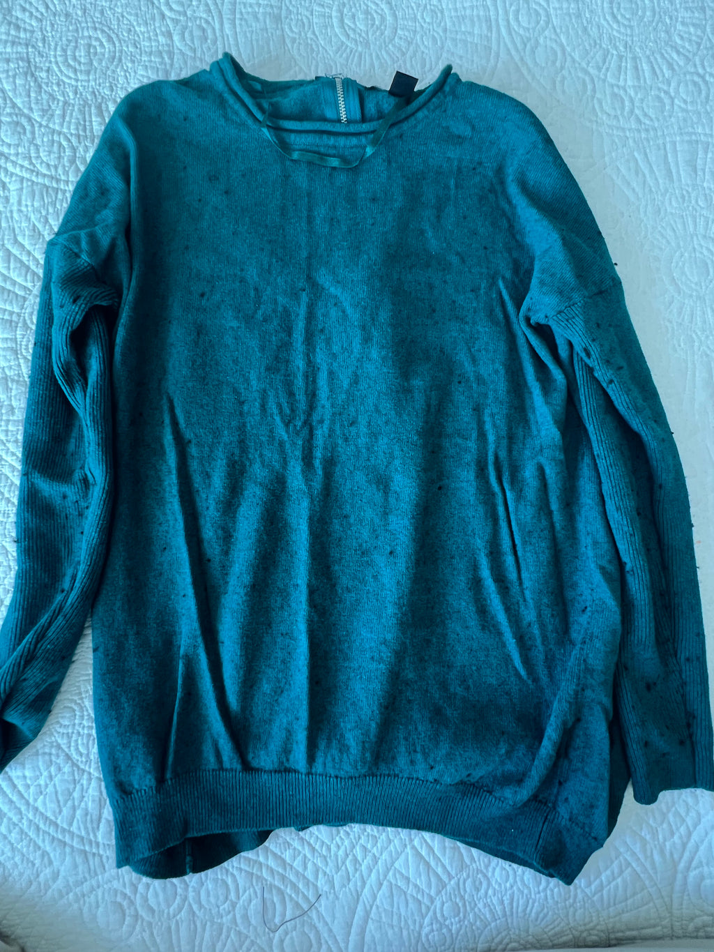Blue oversized jumper