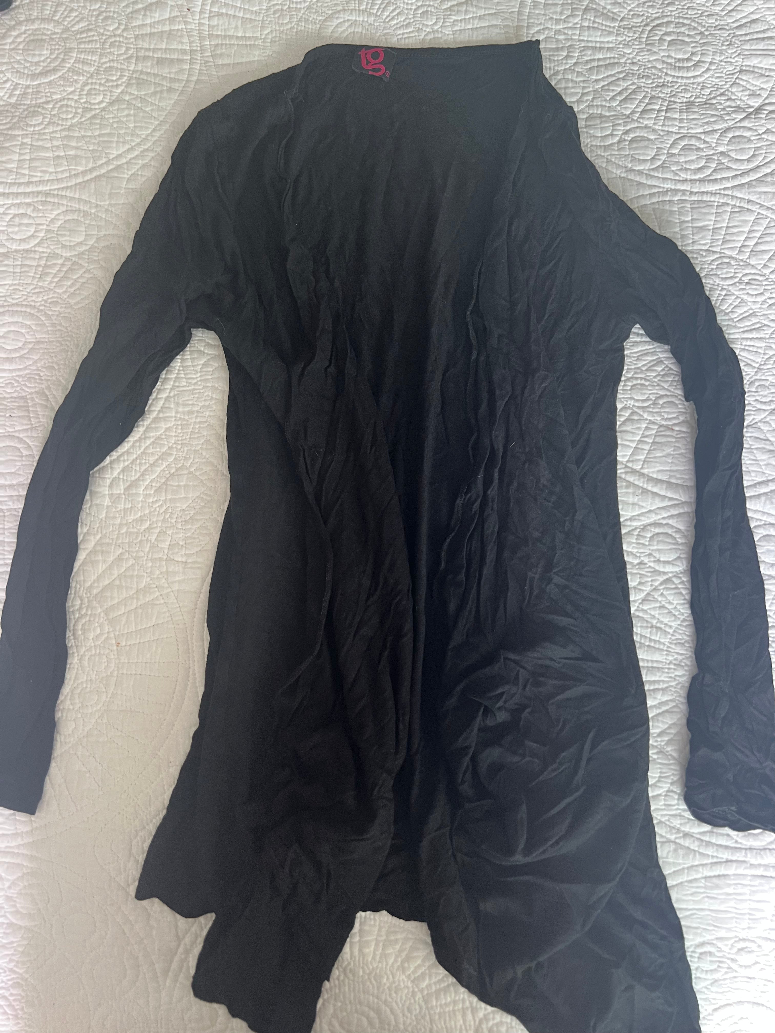 Black cardigan