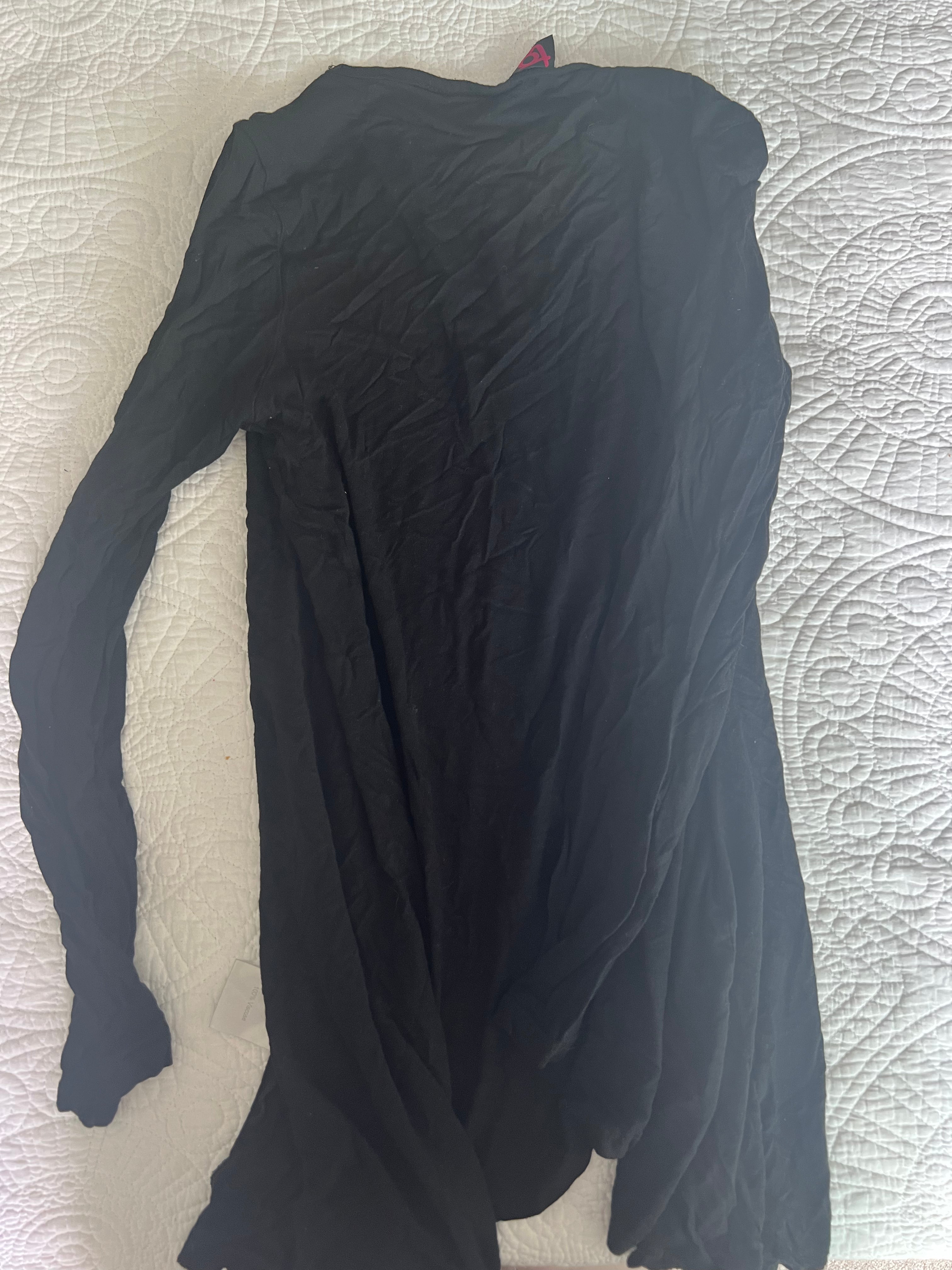 Black cardigan