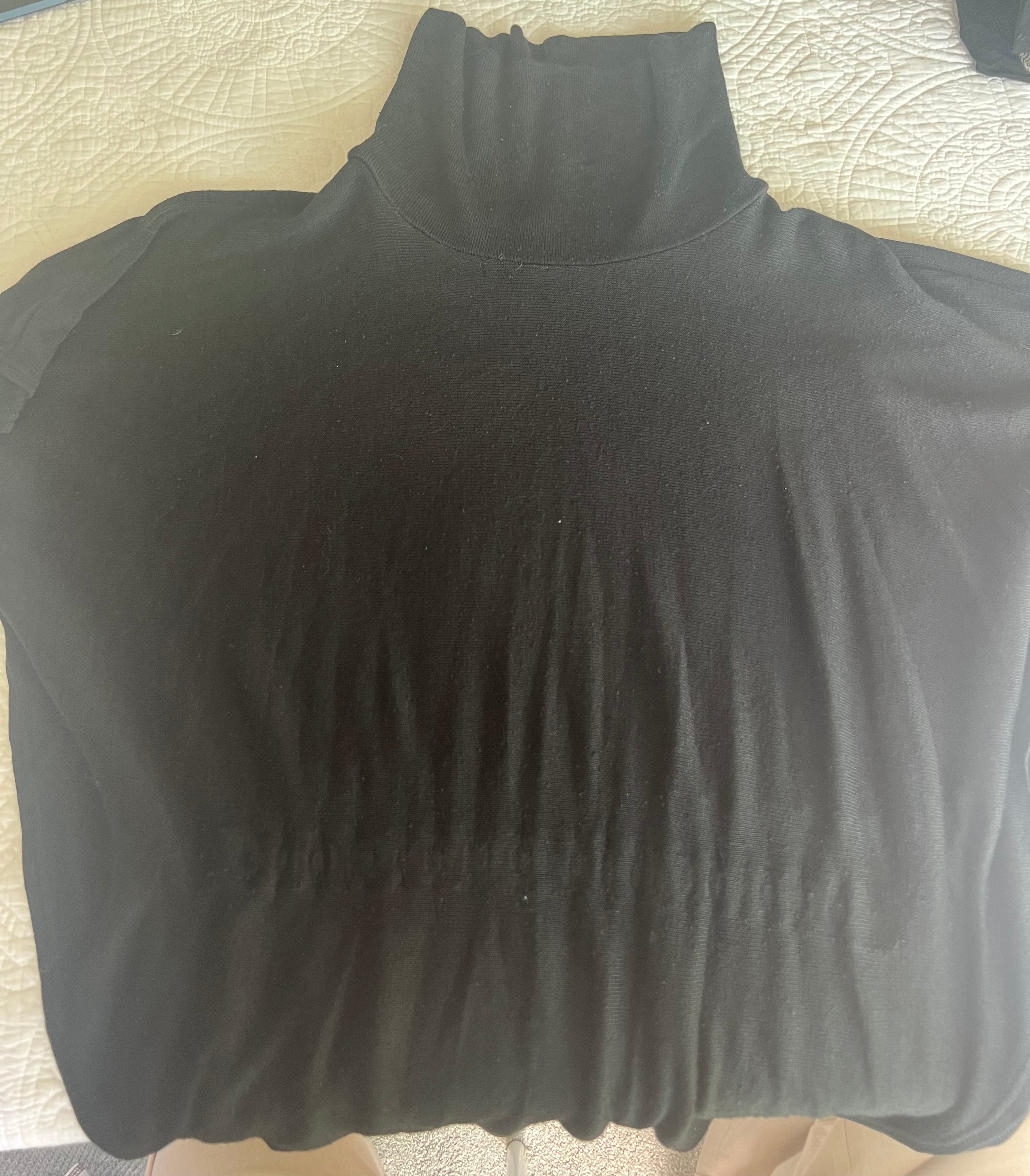 Turtle neck oversized top