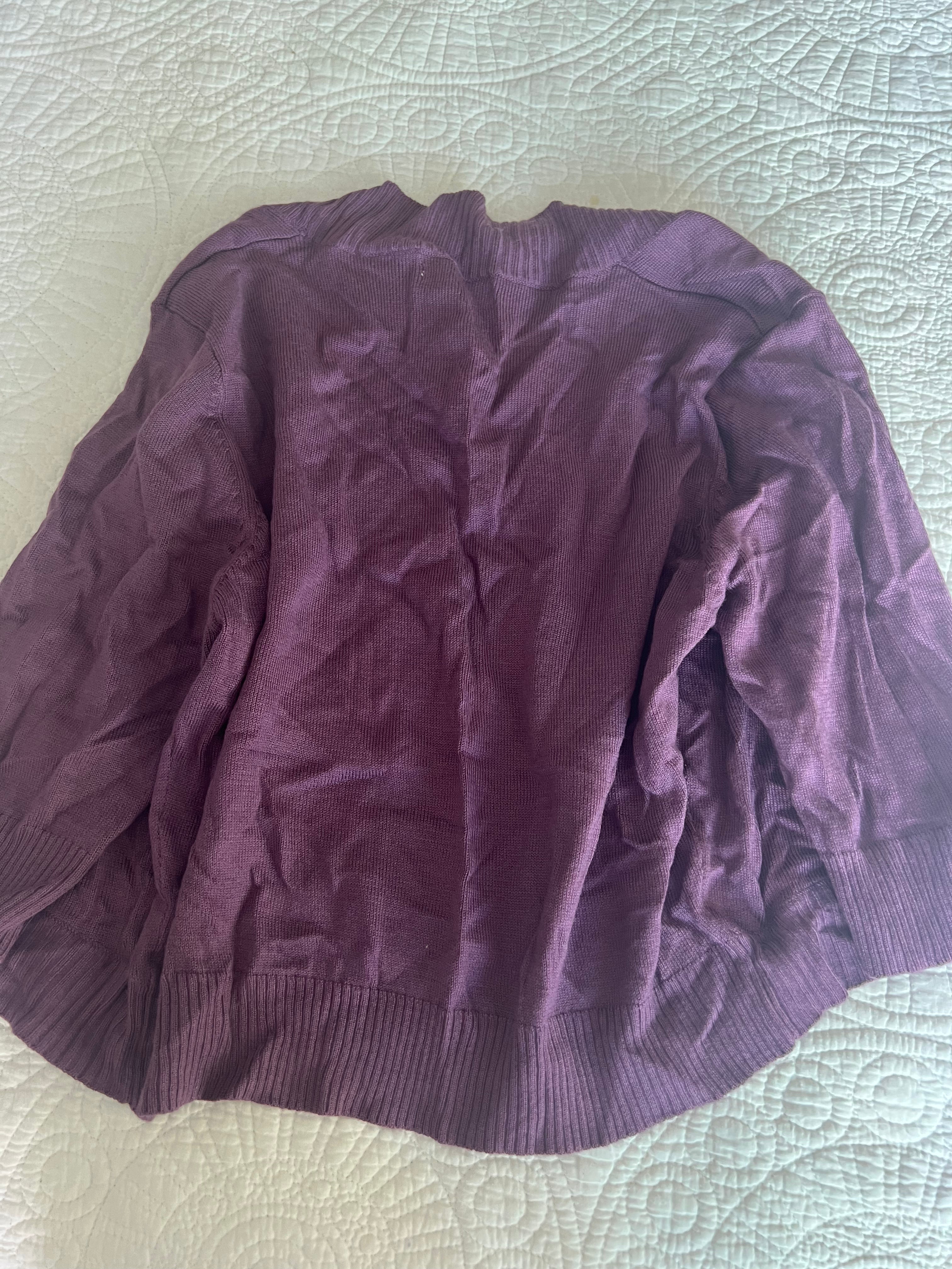 Purple carigan