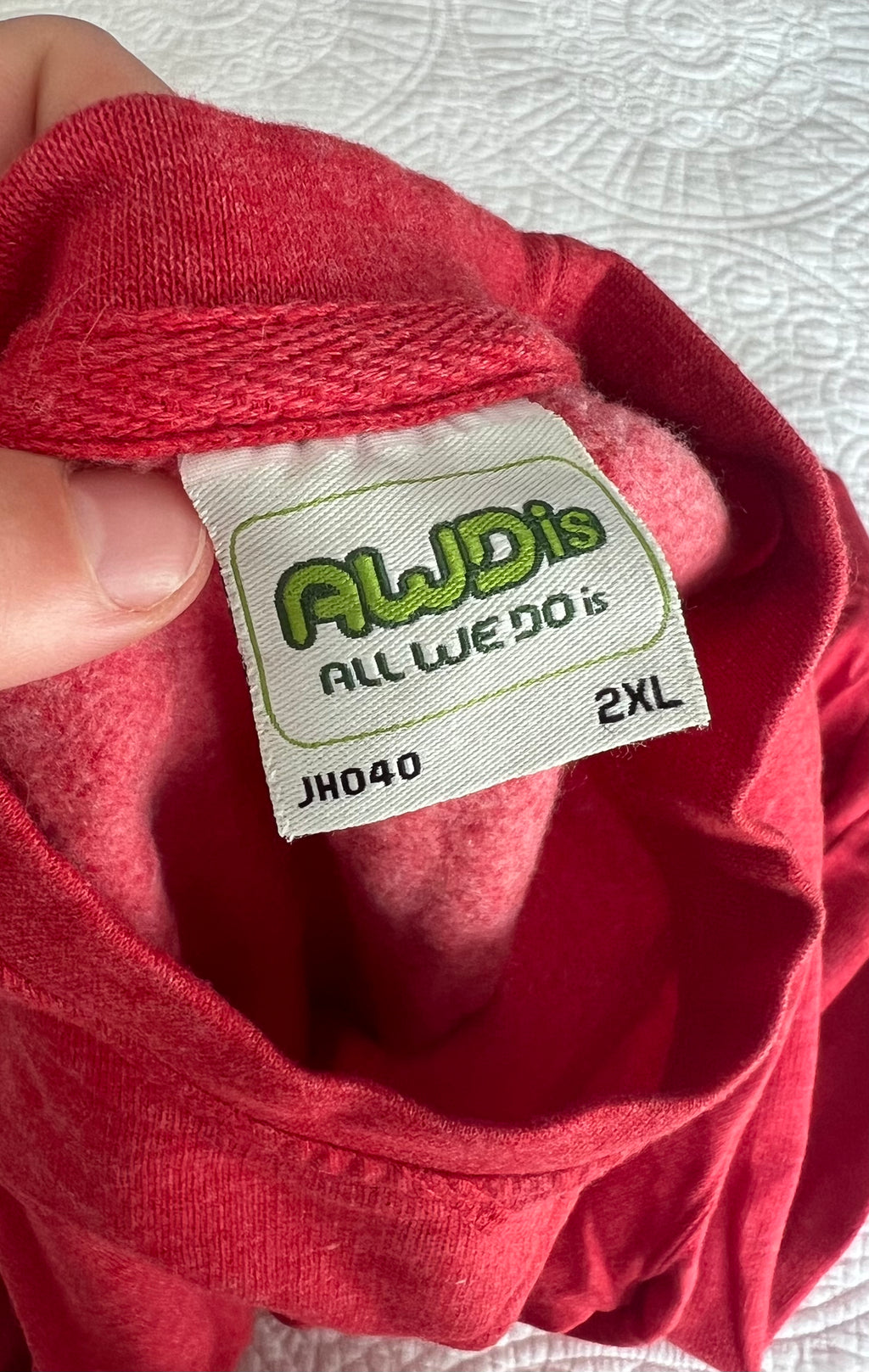 Red jumper