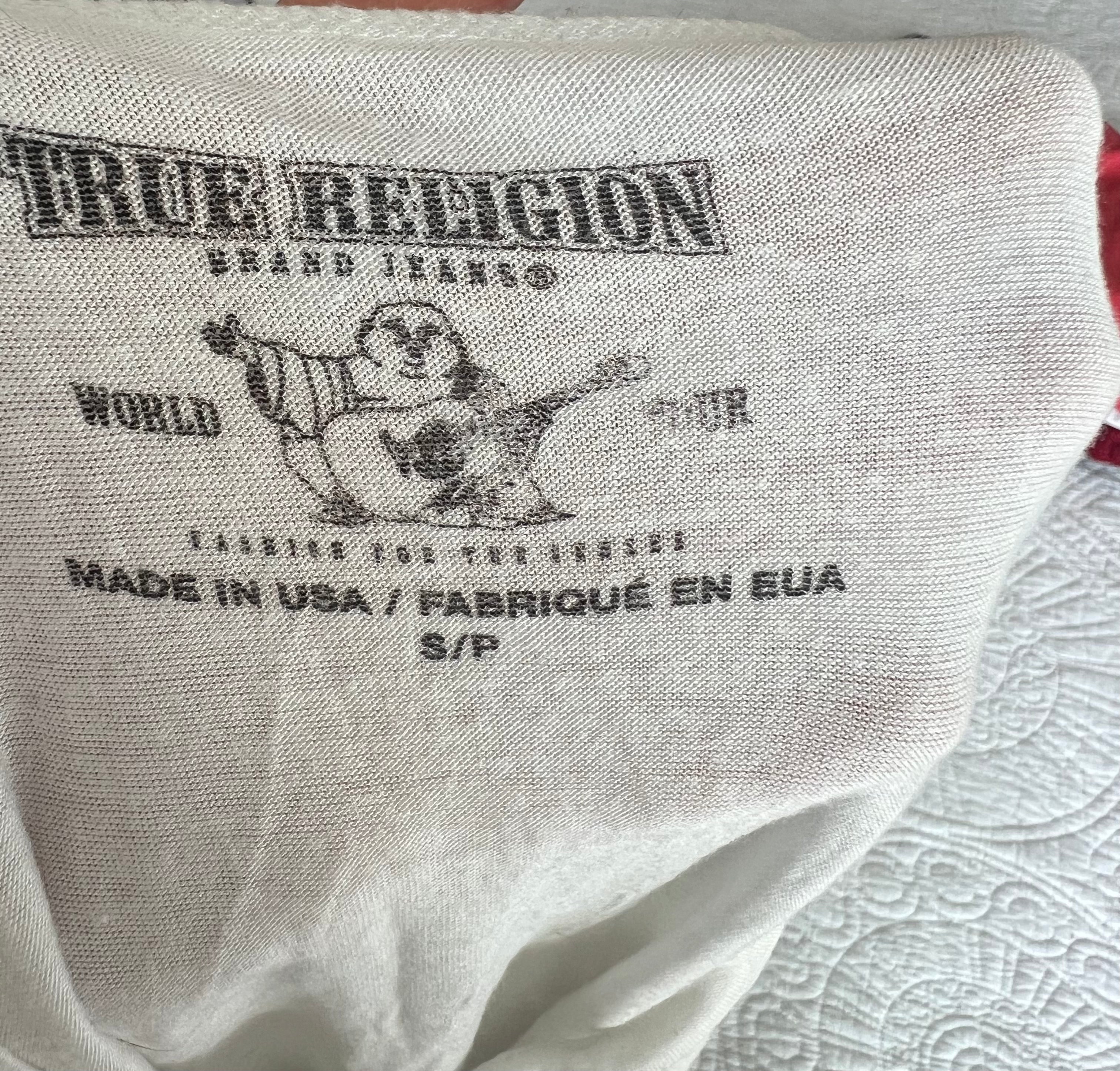 White True Religion graphic top