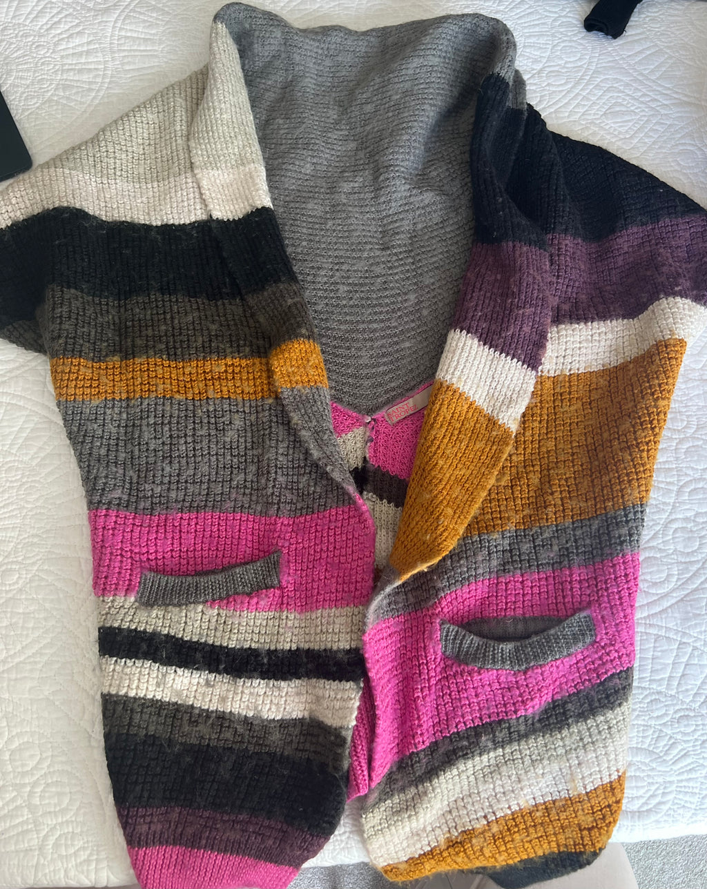 Multi coloured cardigan