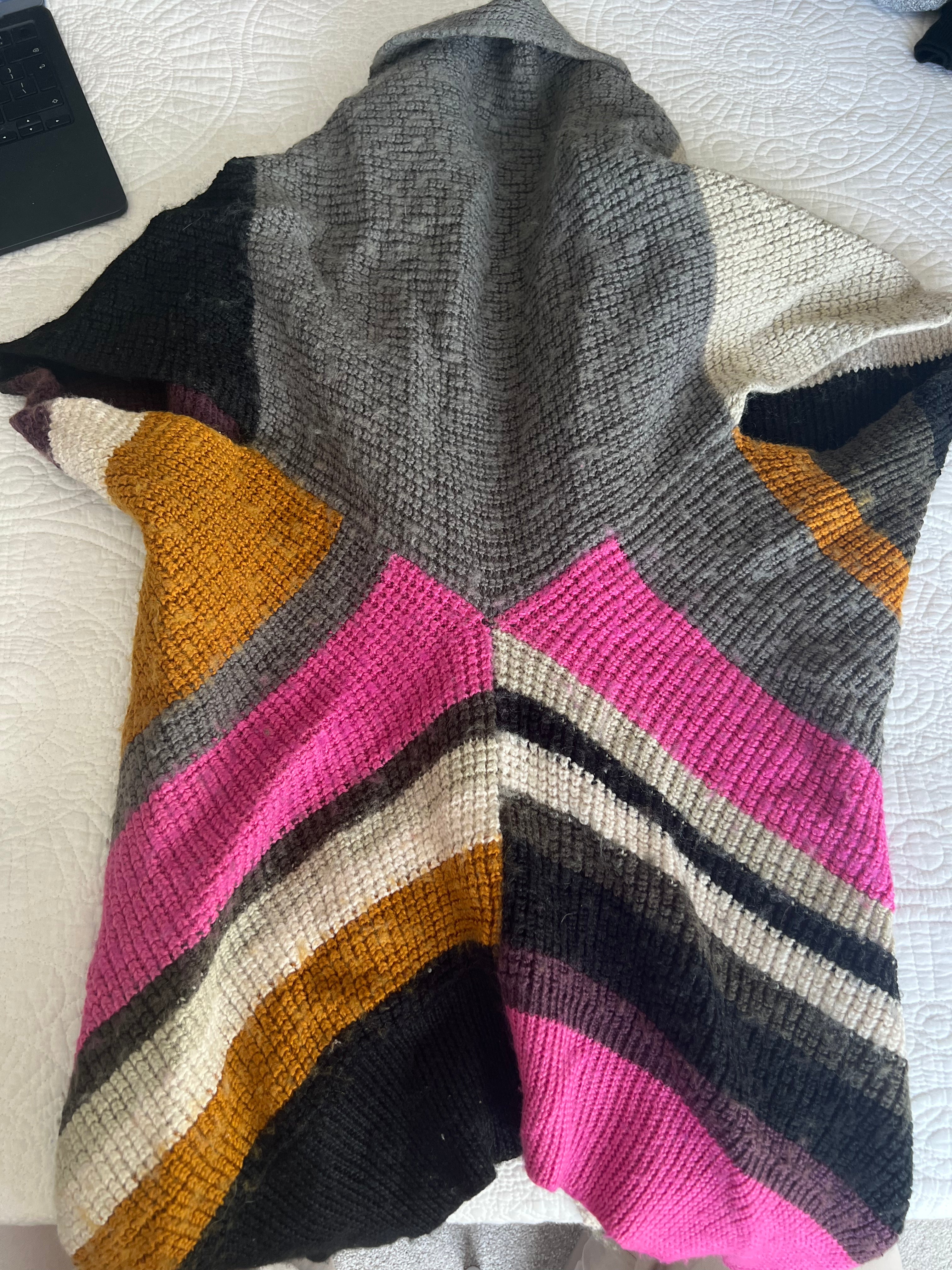 Multi coloured cardigan