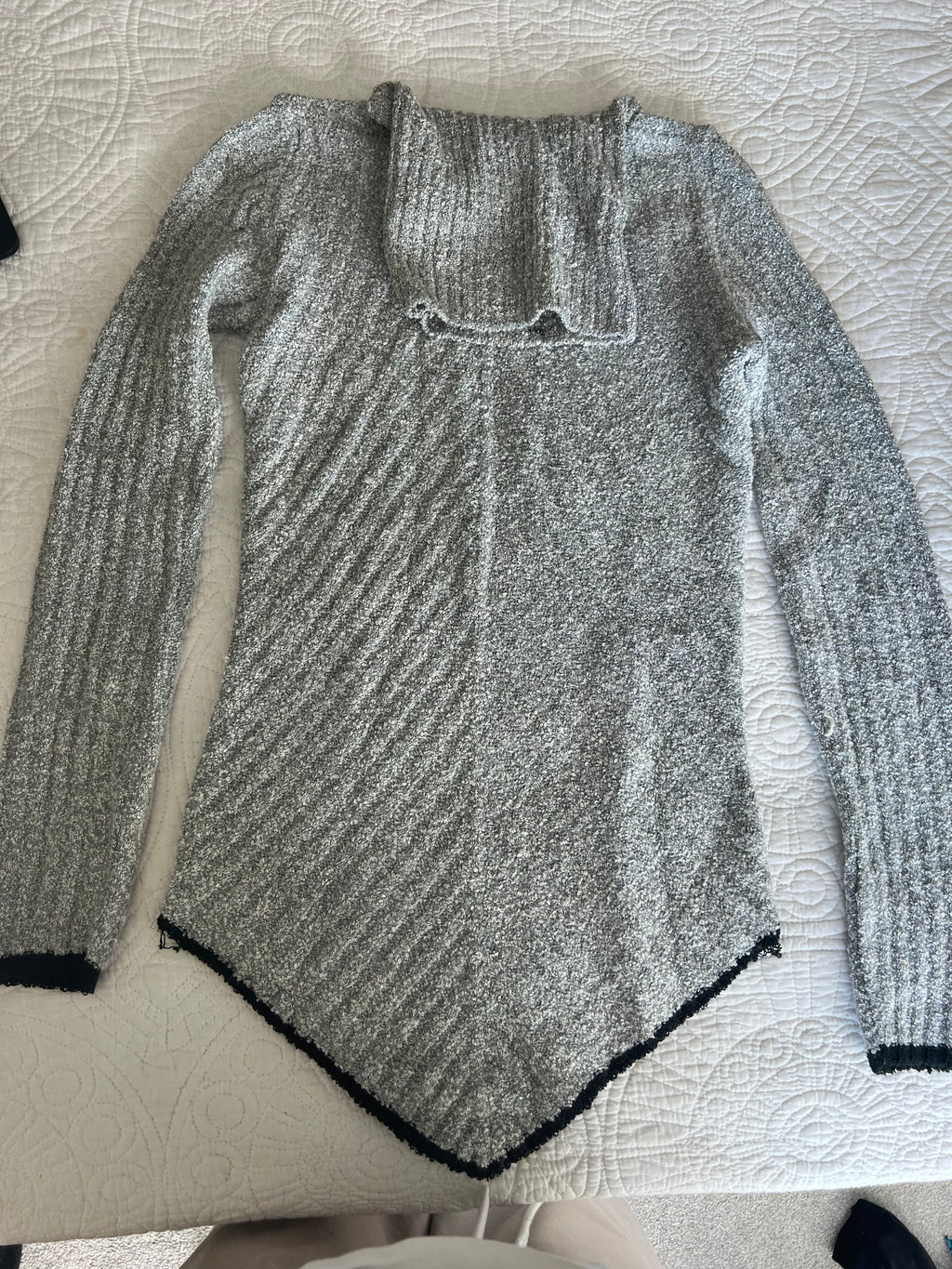 Grey turtle neck jumper