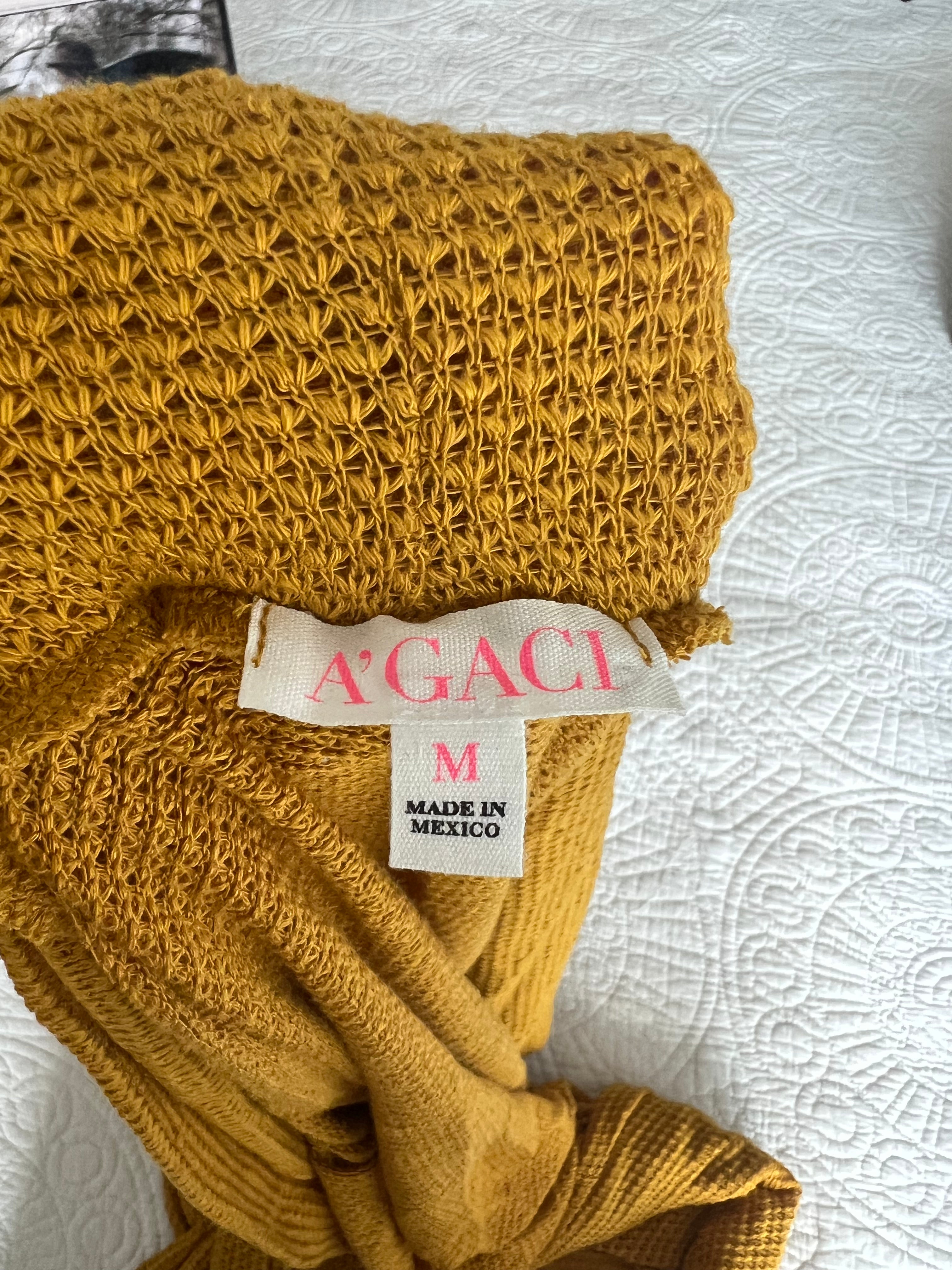 Yellow cardigan