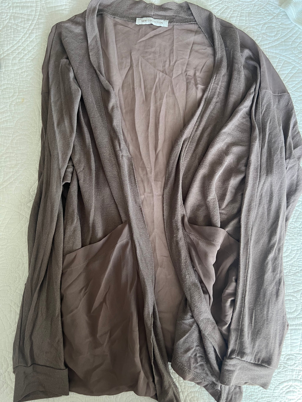 Brown cardigan