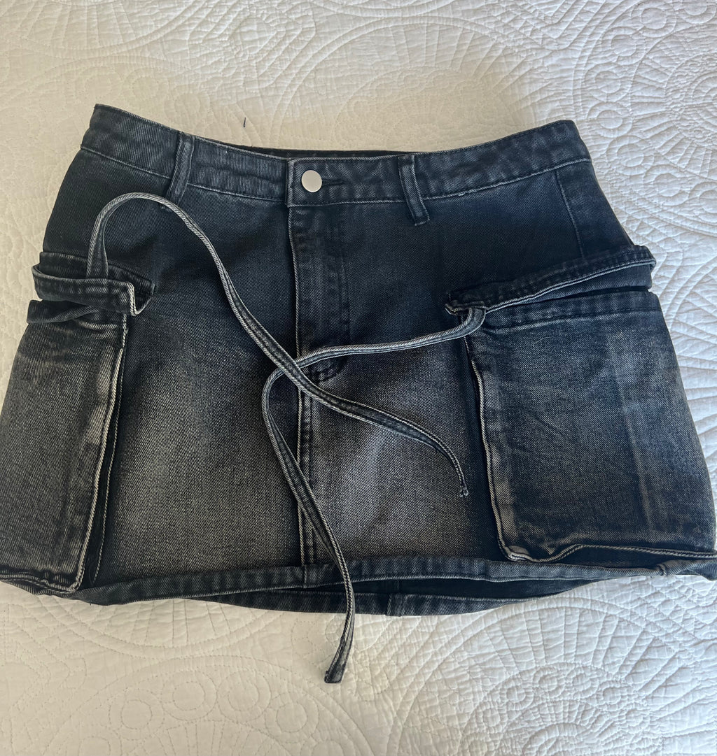 Daek denim mini skirt