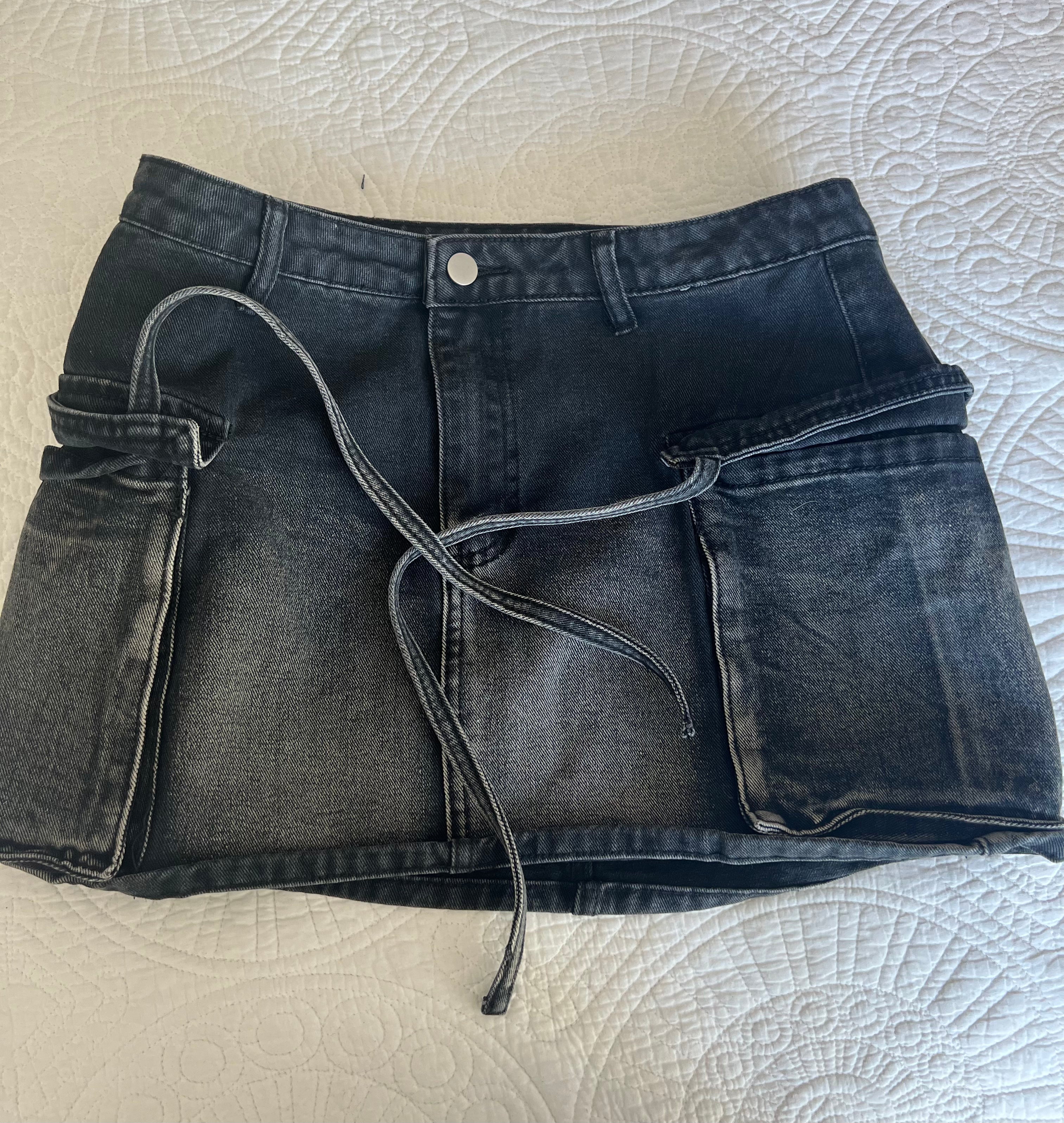 Daek denim mini skirt