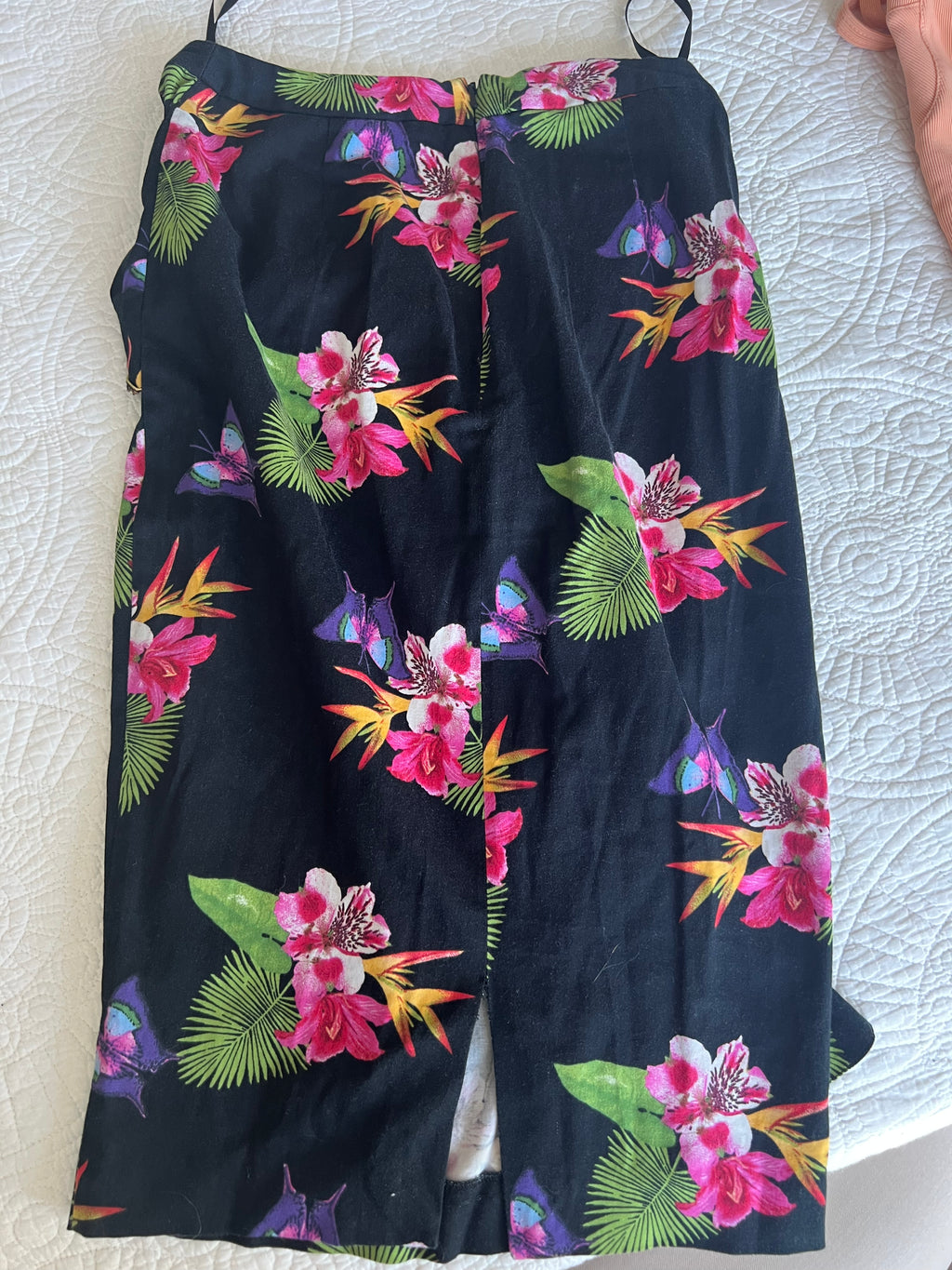 Midi graphic skirt