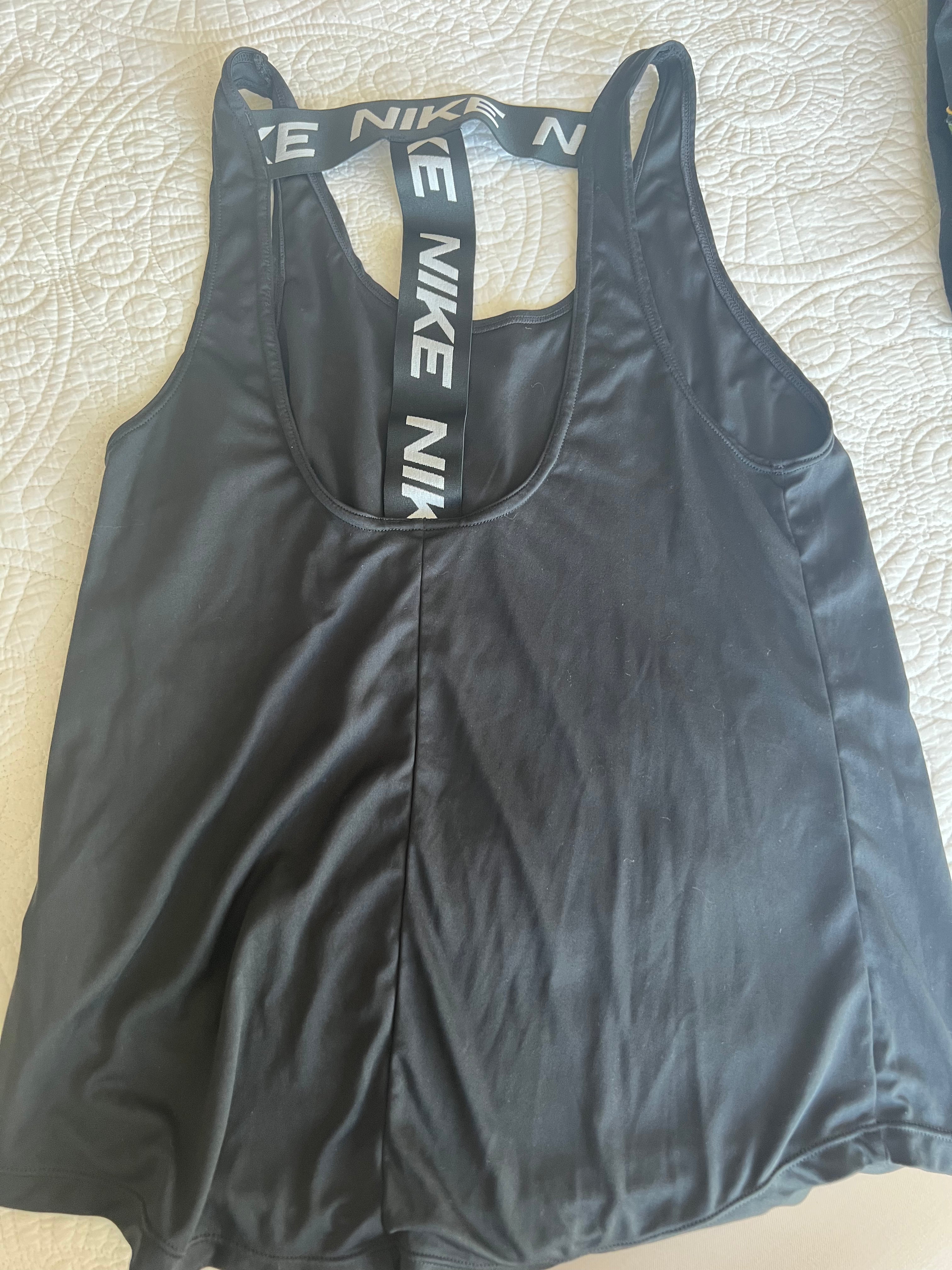 Black Nike vest top
